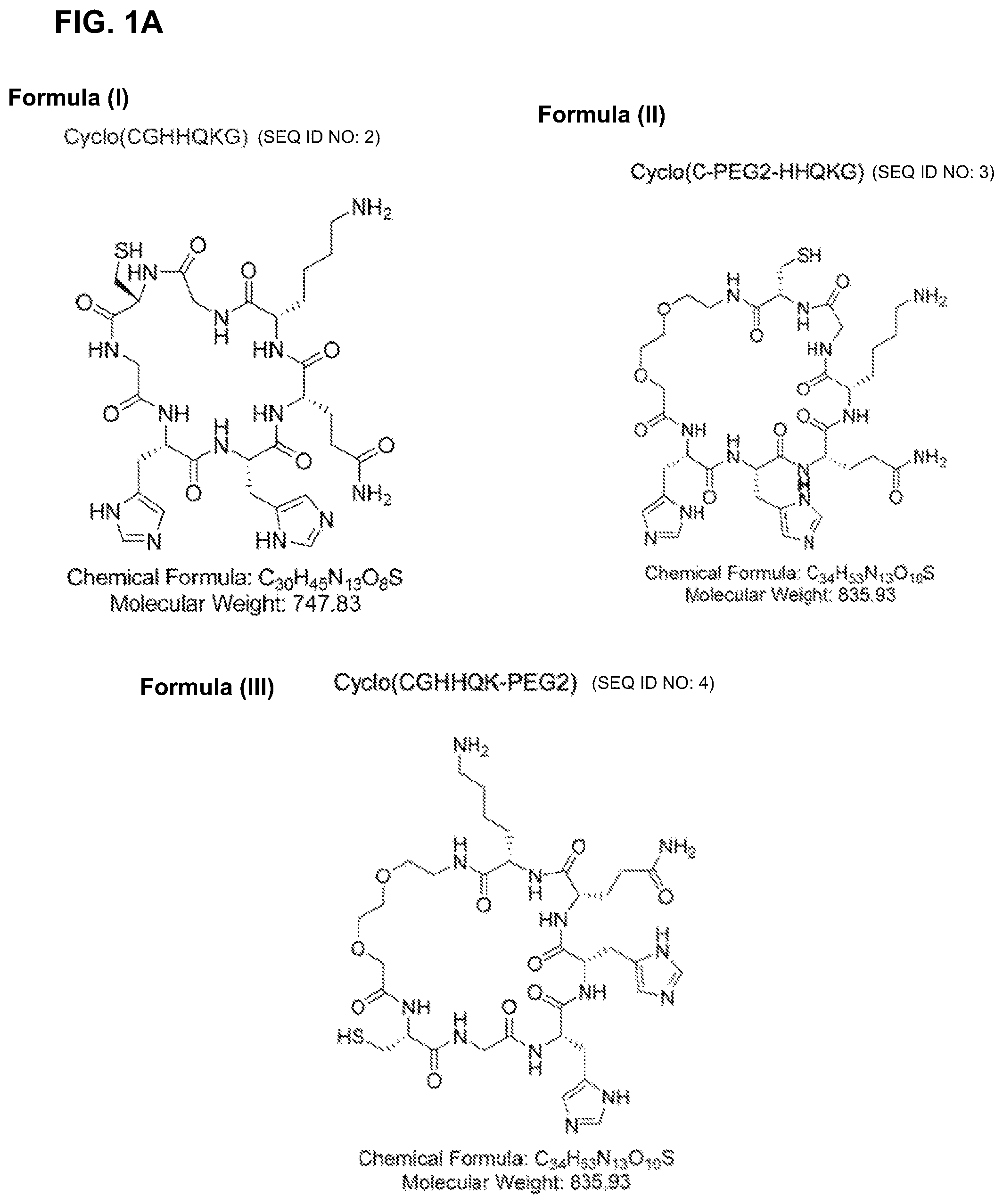 Patent US11779629 — Compositions comprising cyclic peptides derived from an A-beta peptide — Figure 1