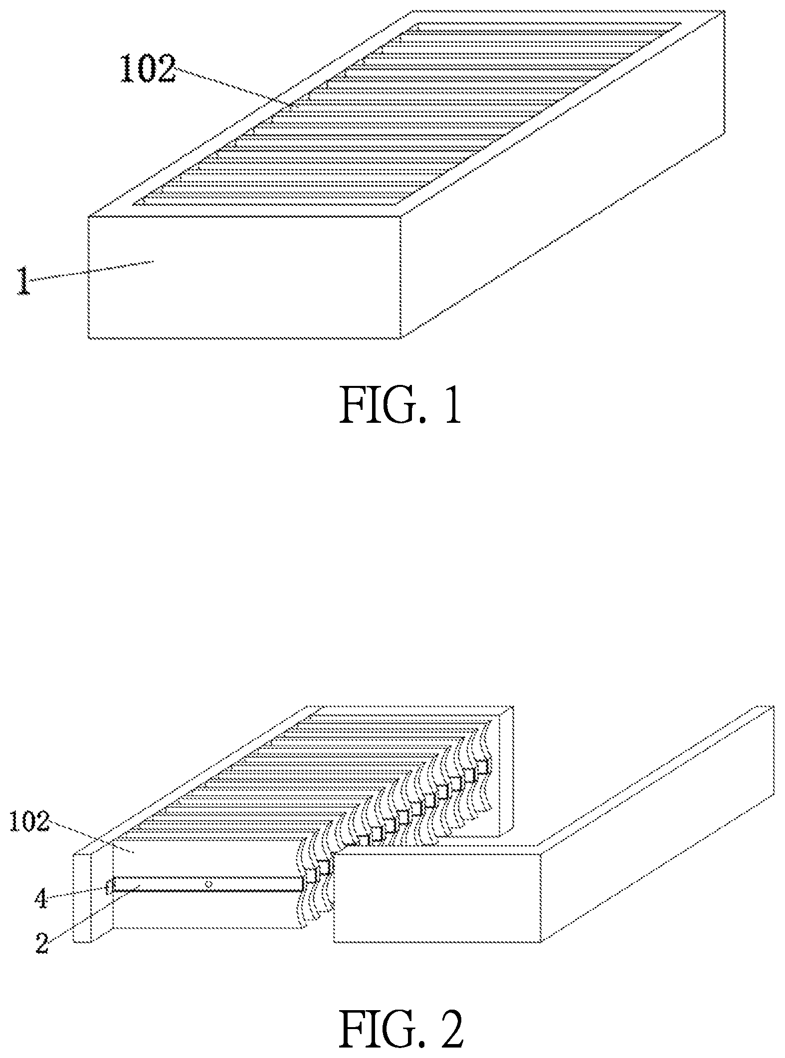 Patent US11779668 — UVC-integrated LED structure adapted to air sterilization-and-disinfection grilles — Figure 1