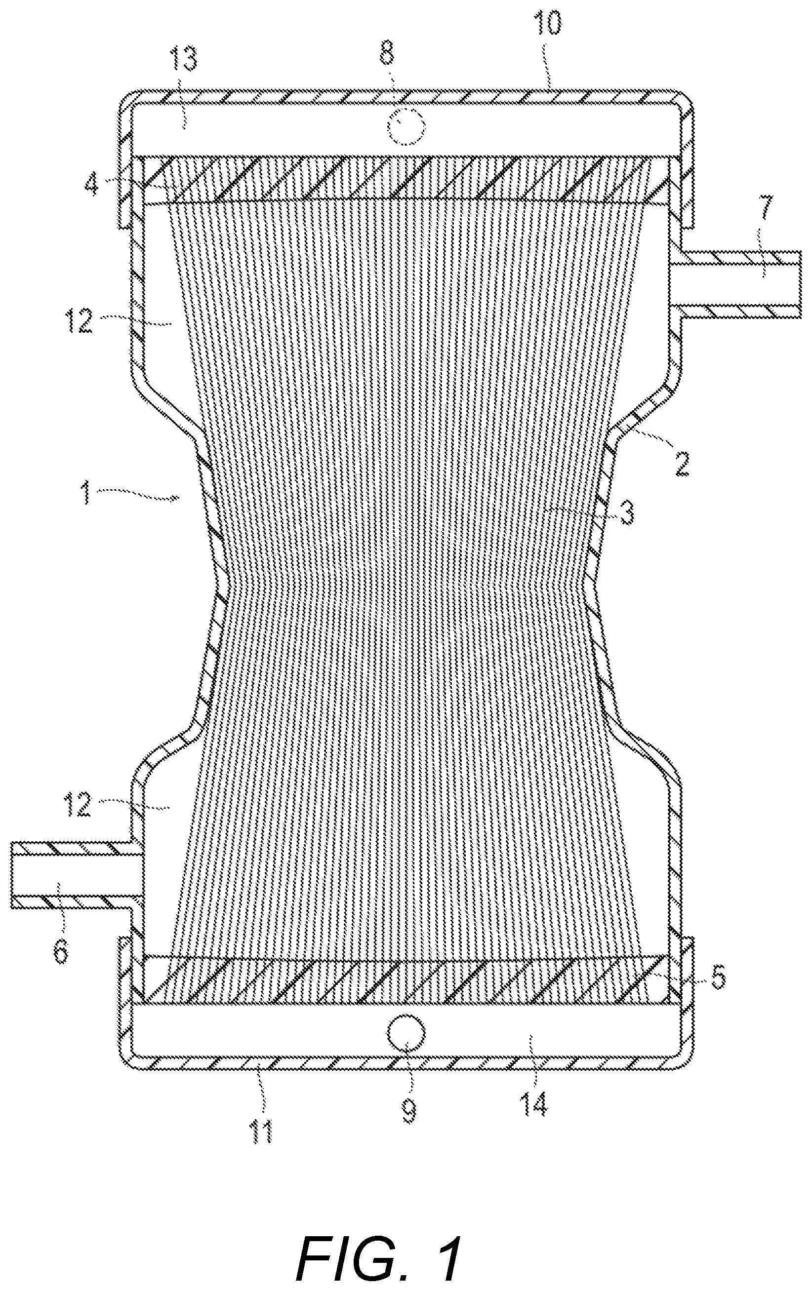 Patent US11779690 — Oxygenator antithrombotic coating and method of manufacture — Figure 1