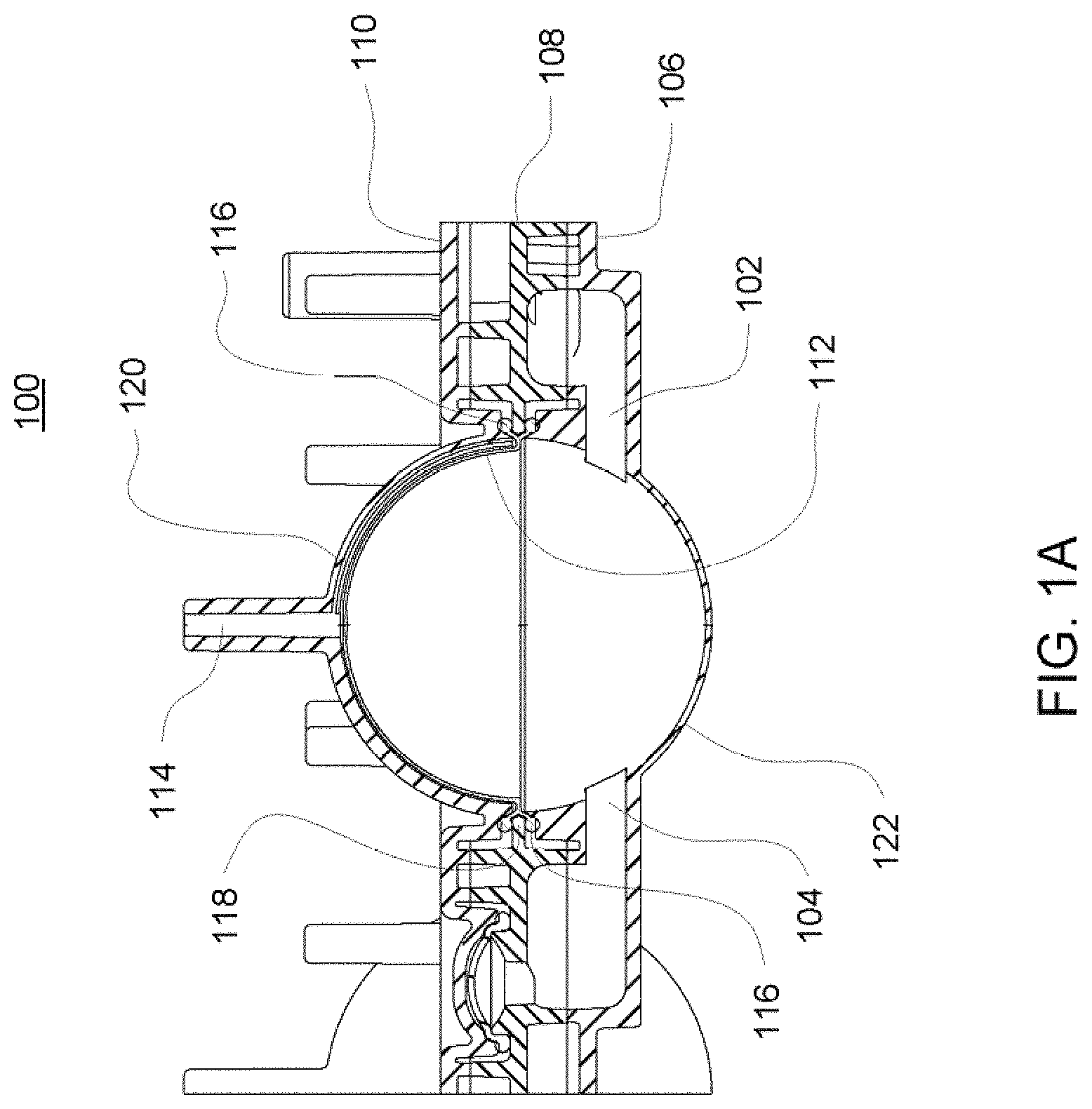 Patent US11779691 — Pumping cassette — Figure 1