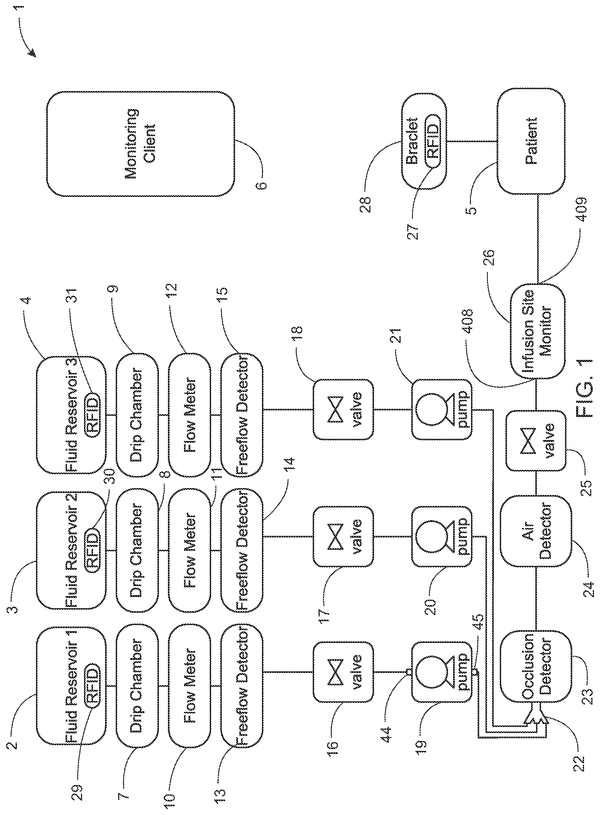 Patent US11779703 — Apparatus for infusing fluid — Figure 1