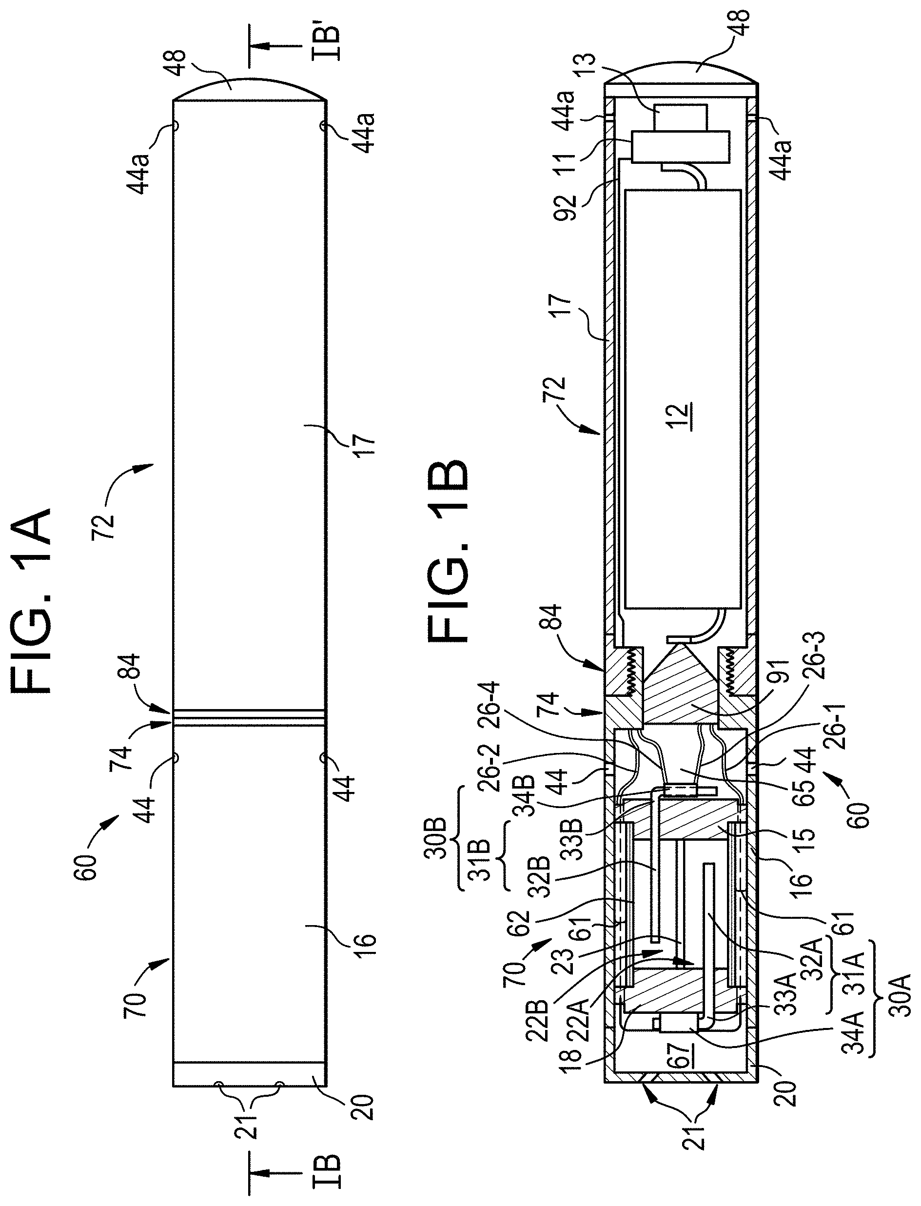 Patent US11779712 — Cartridge for electronic vaping device — Figure 1