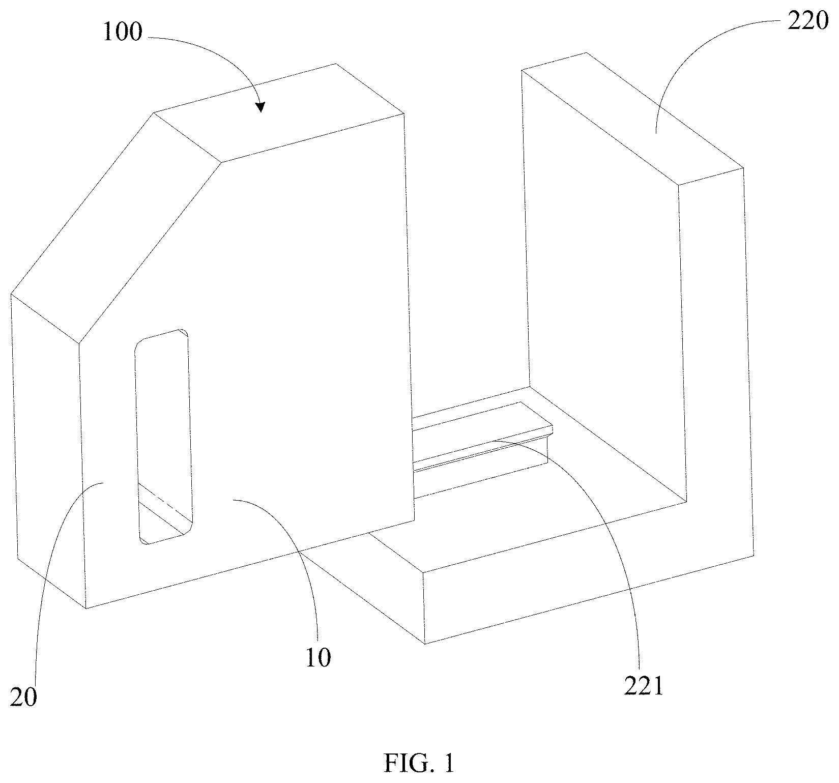 Patent US11779726 — Anesthetic evaporator locking structure and anesthesia machine — Figure 1