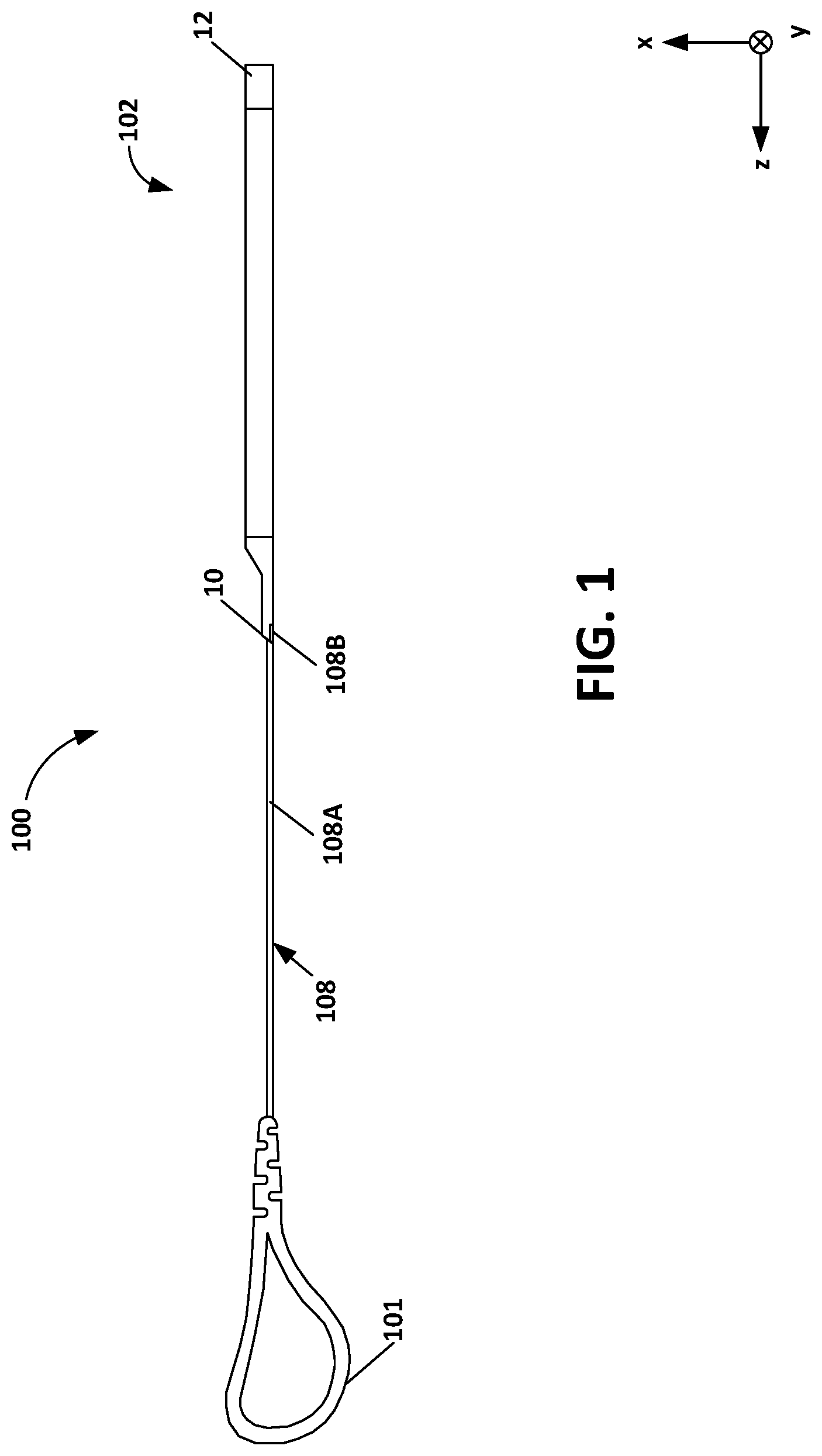 Patent US11779730 — Elongated medical device integrity determination — Figure 1