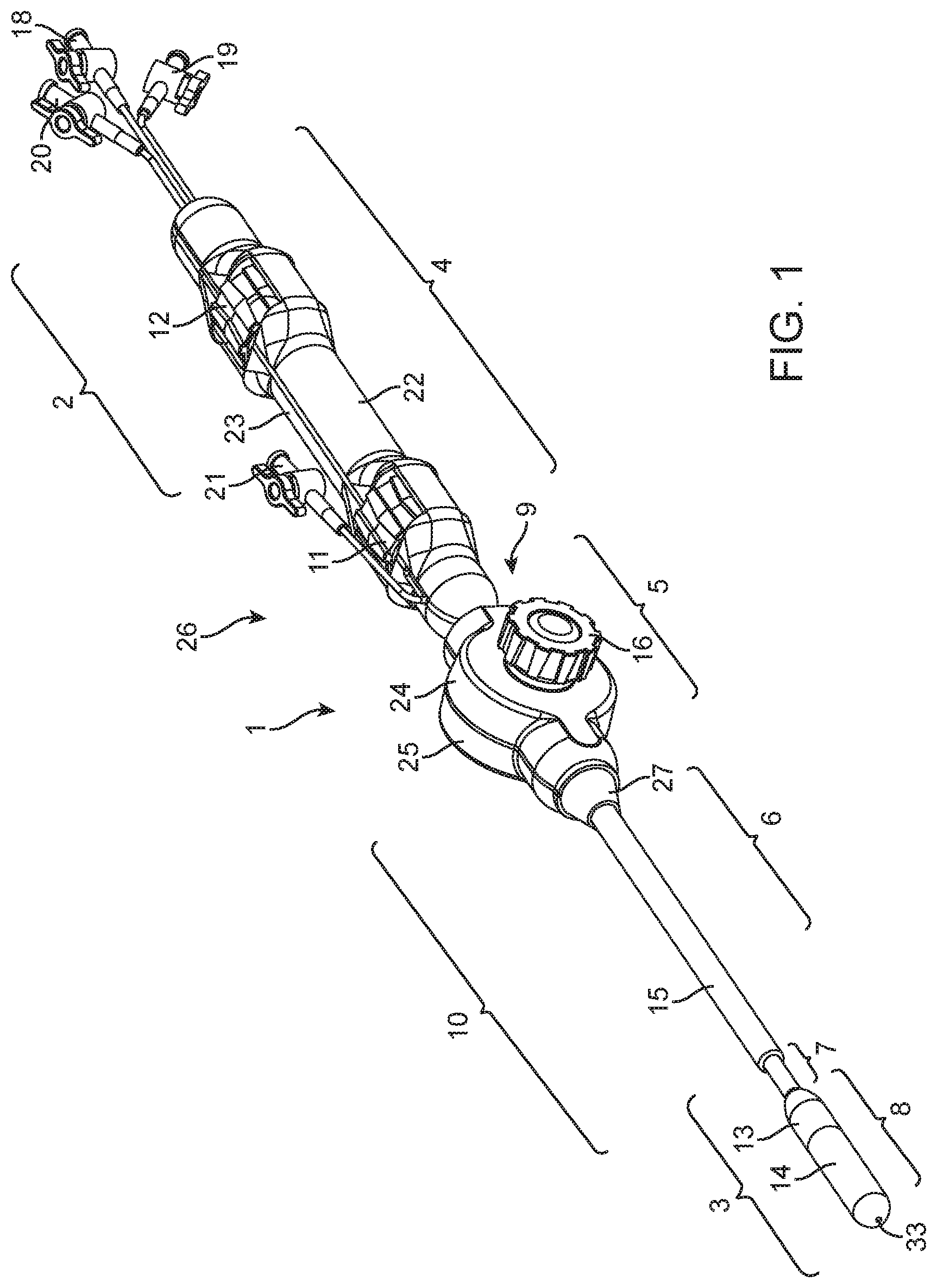 Patent US11779742 — Introducer with hemostasis mechanism — Figure 1
