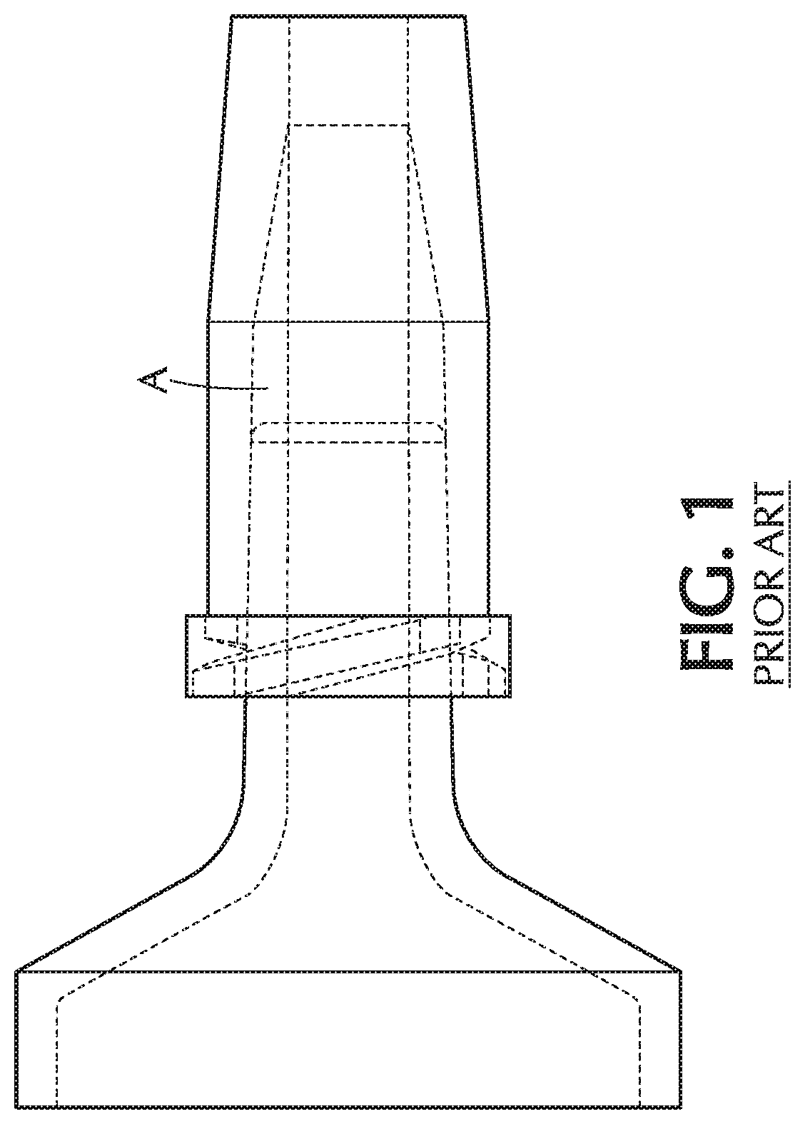 Patent US11779745 — Flush enhancing male luer tip design for syringes and any luer connector — Figure 1