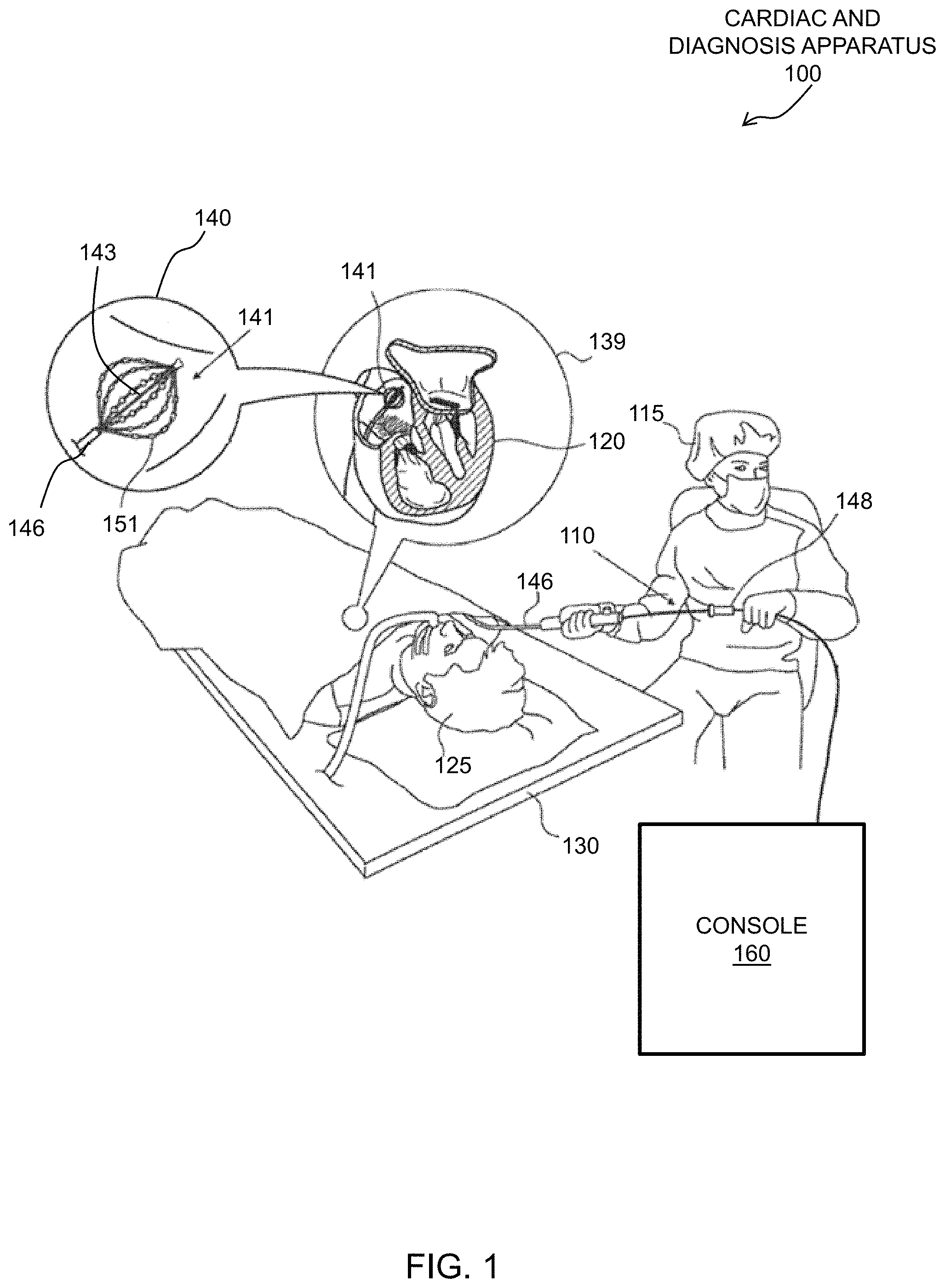 Patent US11779770 — Universal pacing of a catheter — Figure 1
