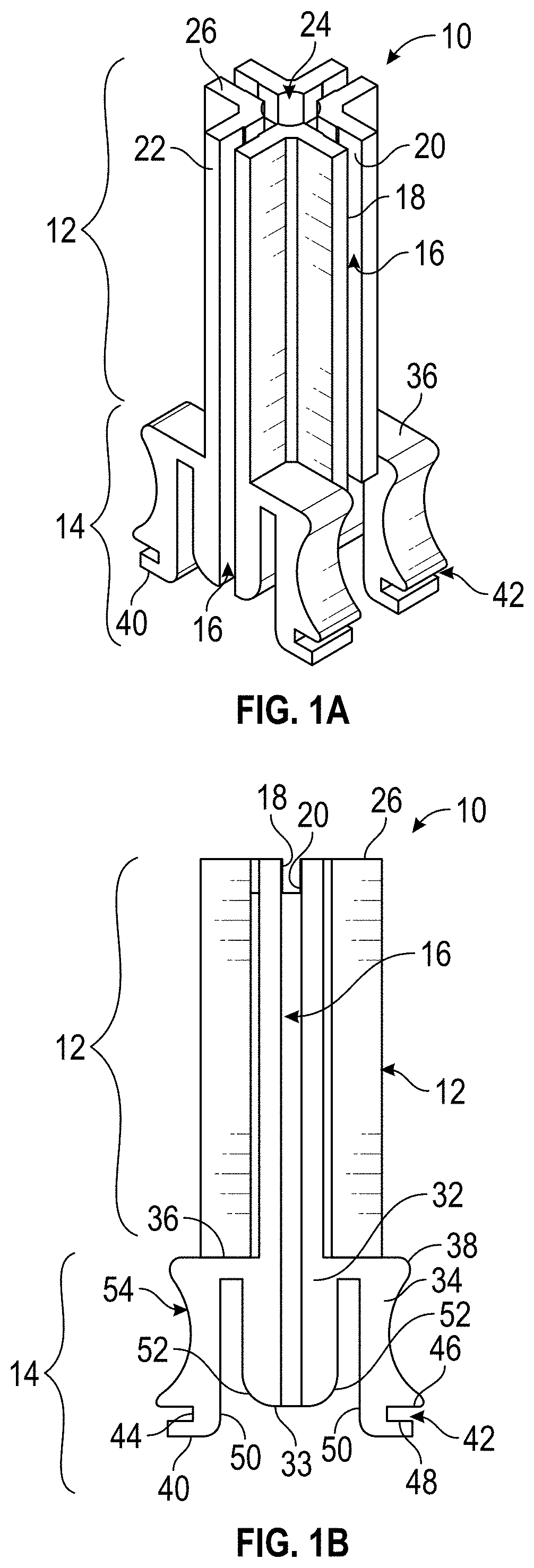Patent US11779773 — Modular post and partition assembly for equipment sterilization — Figure 1