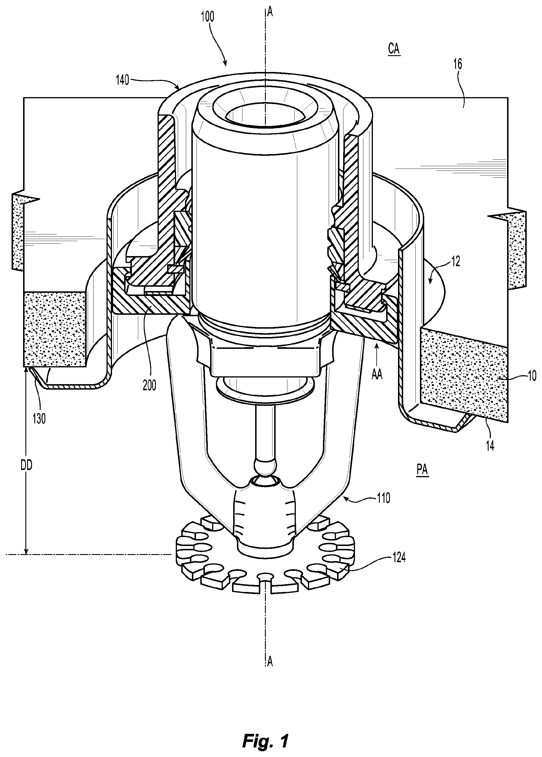 Patent US11779788 — Fire protection sprinkler assemblies and installations with adjustable push-to-connect fittings — Figure 1