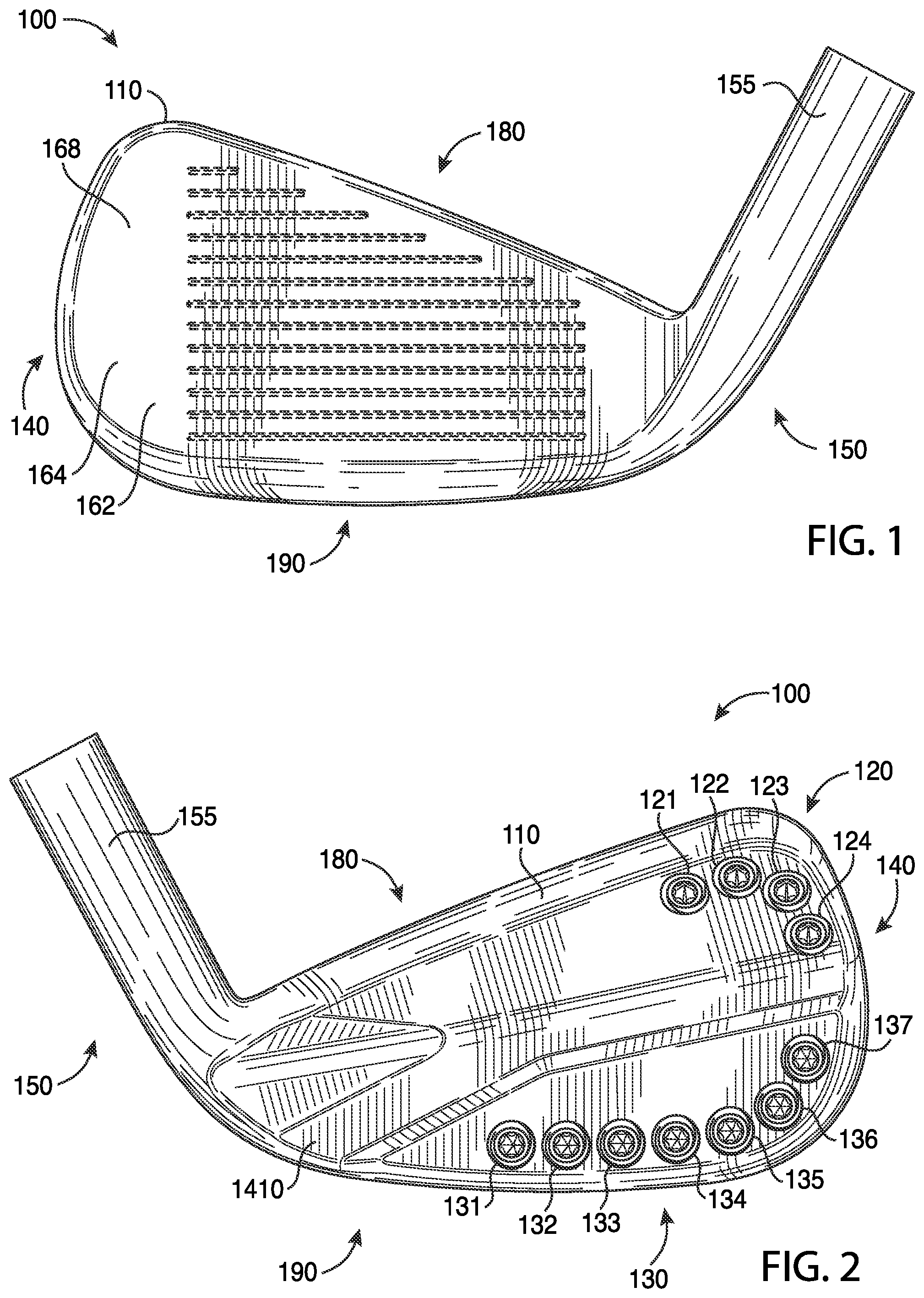 Patent US11779817 — Golf club heads and methods to manufacture golf club heads — Figure 1