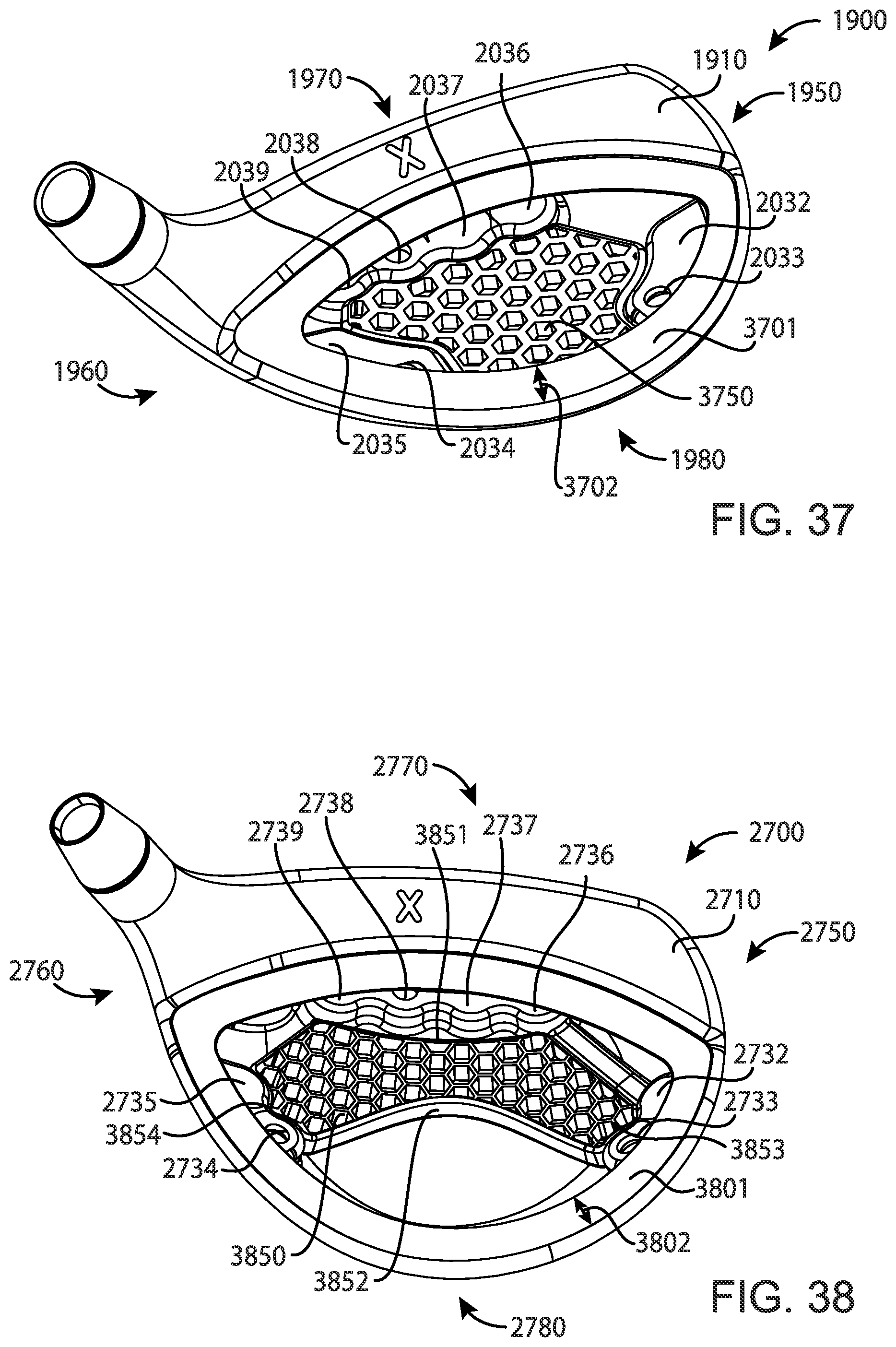 Patent US11779819 Figure 20 – Golf club heads and methods to manufacture golf club heads
