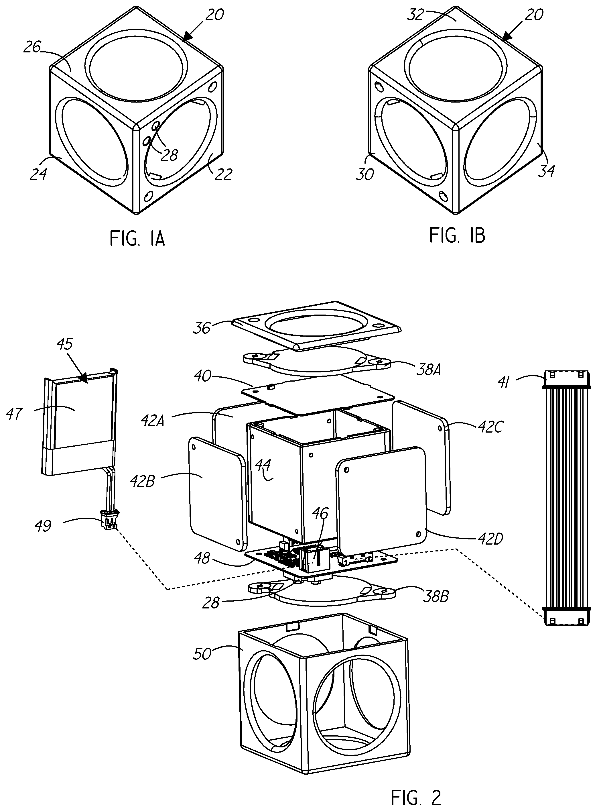 Patent US11779833 — Interactive electronic puzzle game device — Figure 1