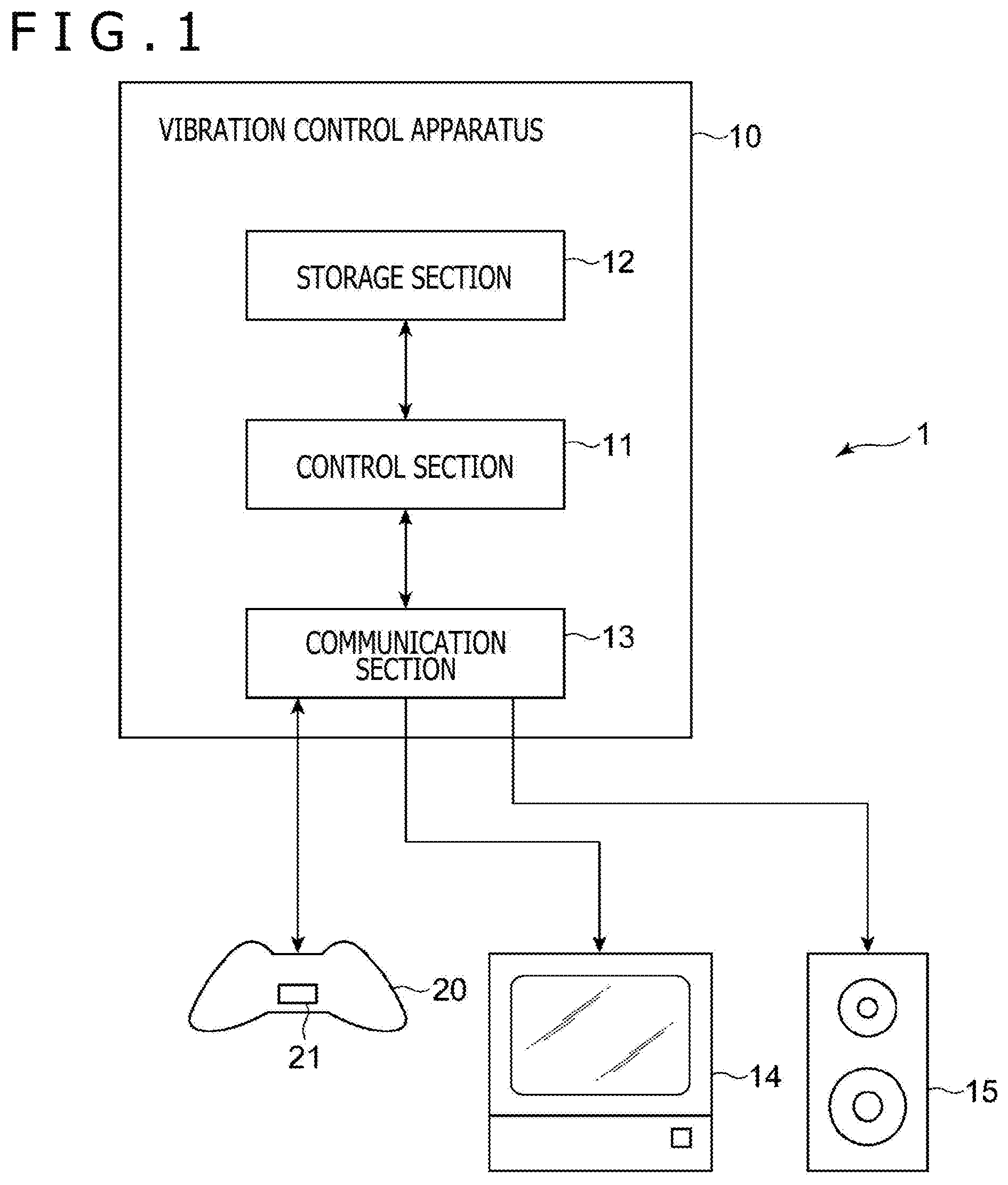 Patent US11779836 — Vibration control apparatus — Figure 1