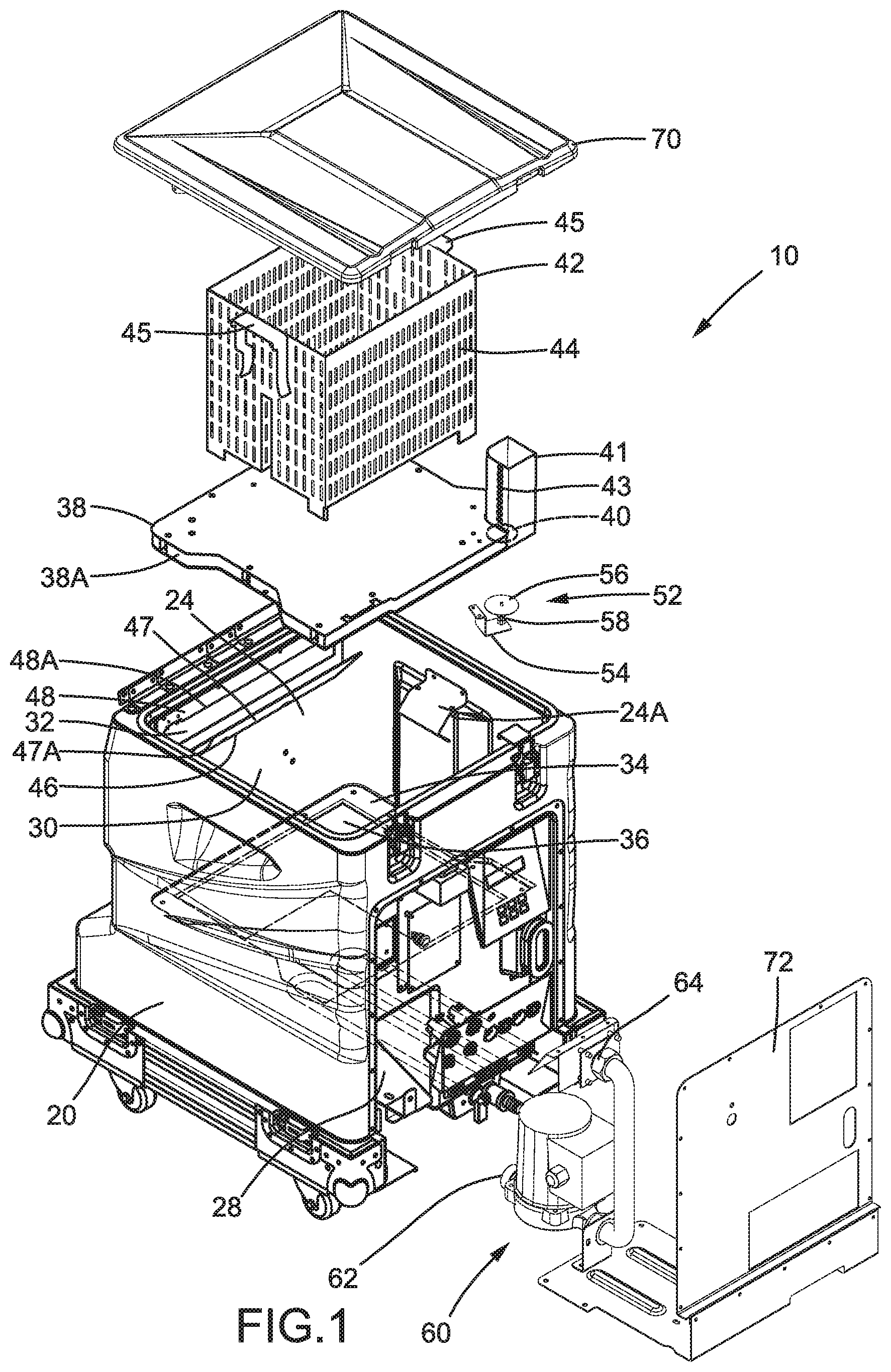Patent US11779856 — Smoke generator using dry ice — Figure 1