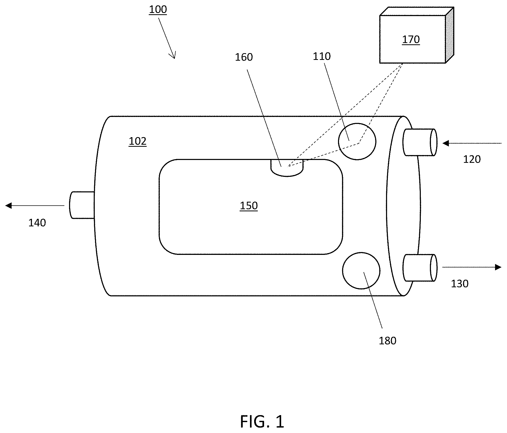 Patent US11779863 — Sand filter LED status light — Figure 1