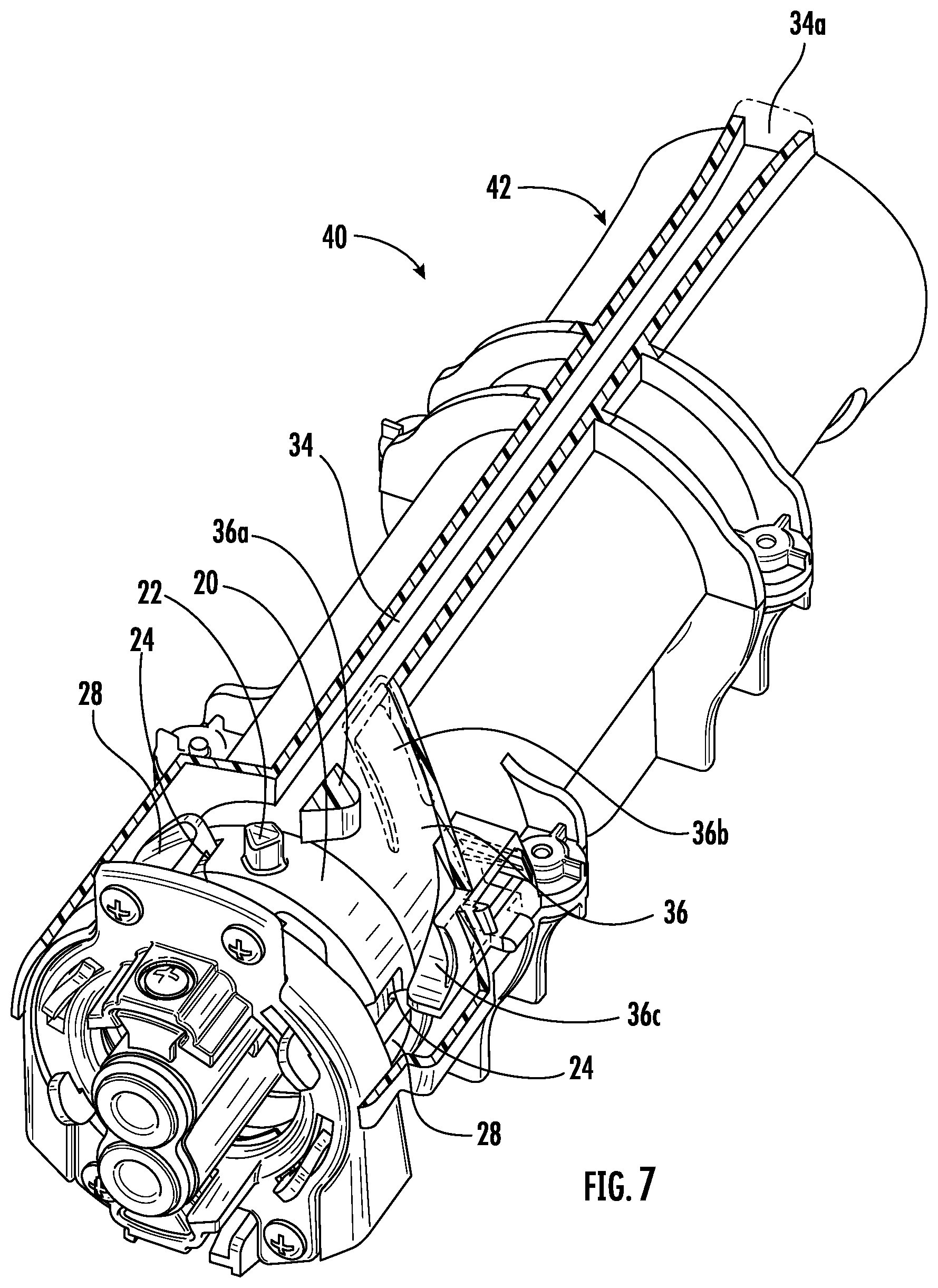 Patent US11779867 Figure 7 – Mechanical interlock system for a filter