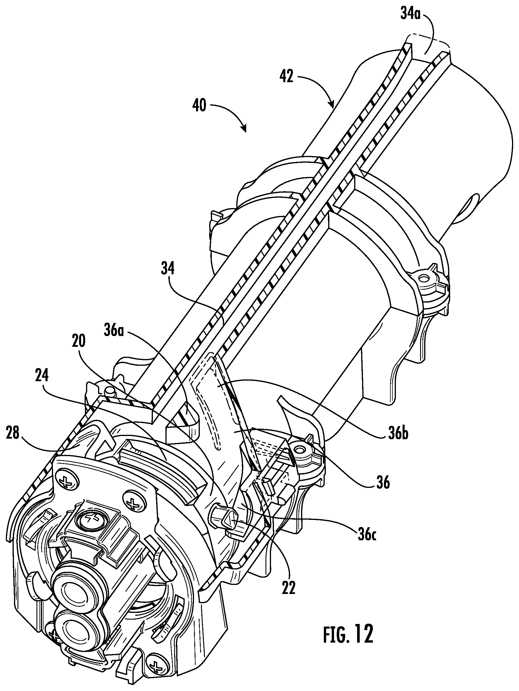 Patent US11779867 Figure 11 – Mechanical interlock system for a filter