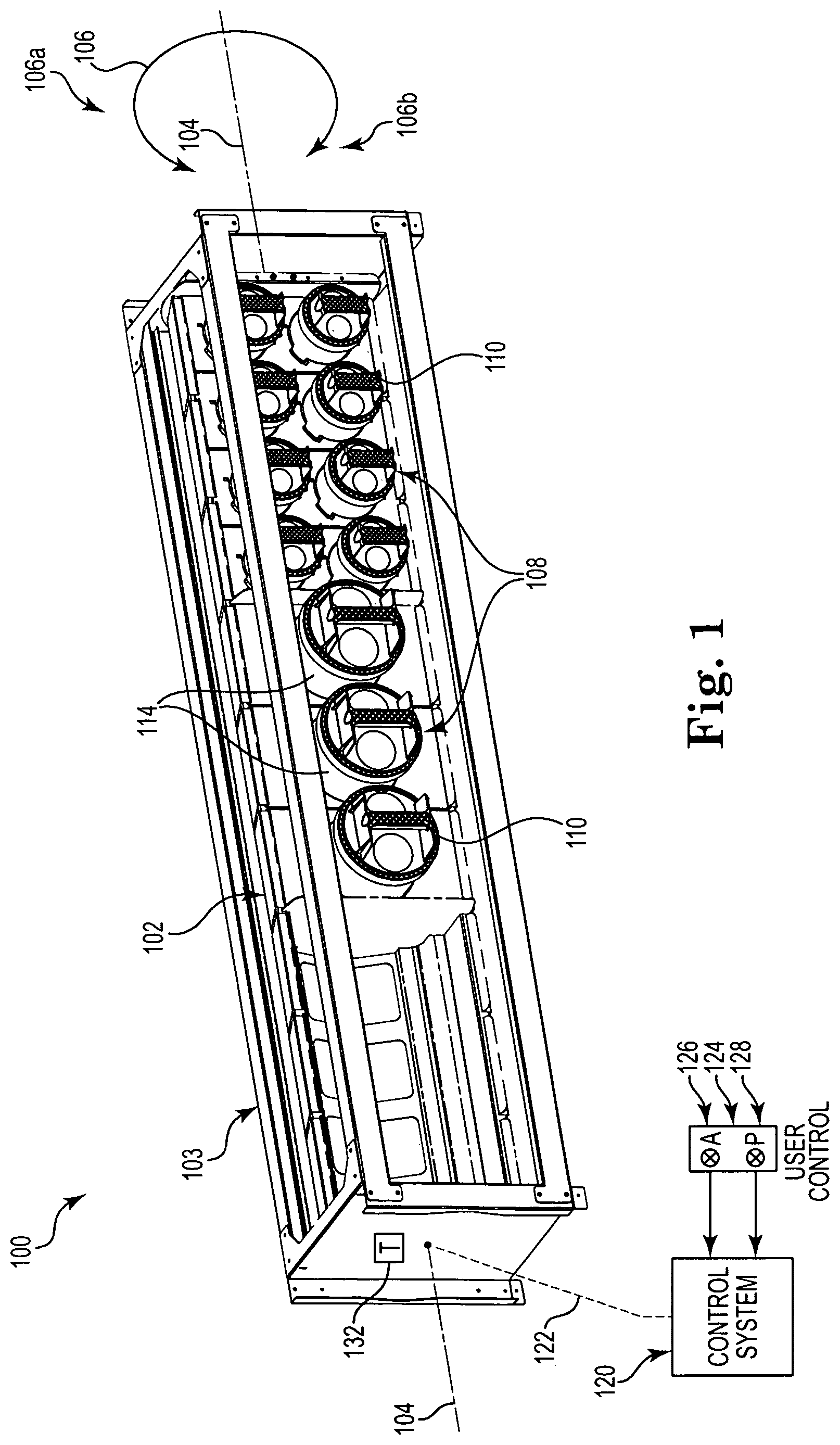 Patent US11779892 Figure 1 – Paint storage and mixing system