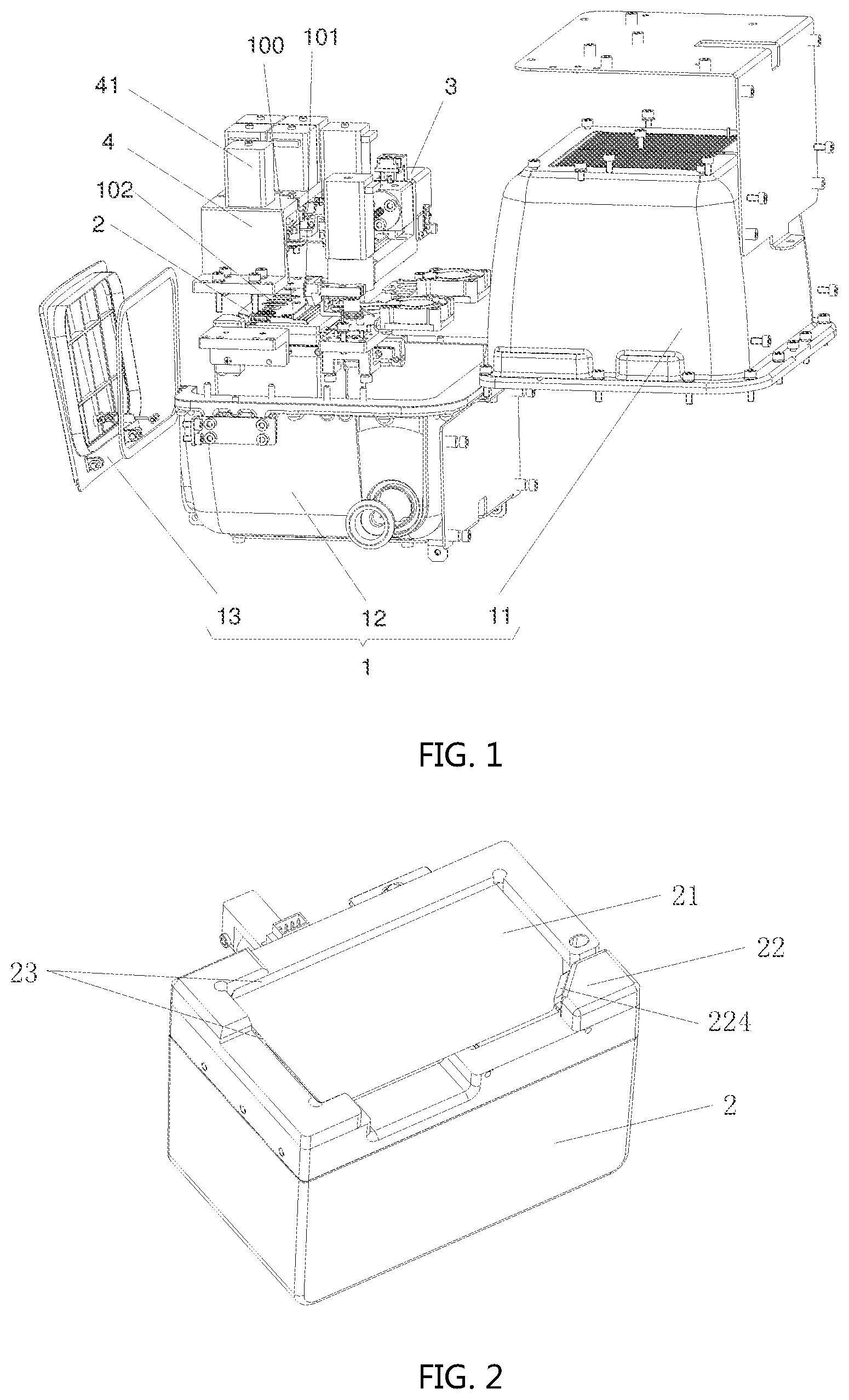 Patent US11779917 — Microfluidic chemiluminescence immunoassay analyzer — Figure 1