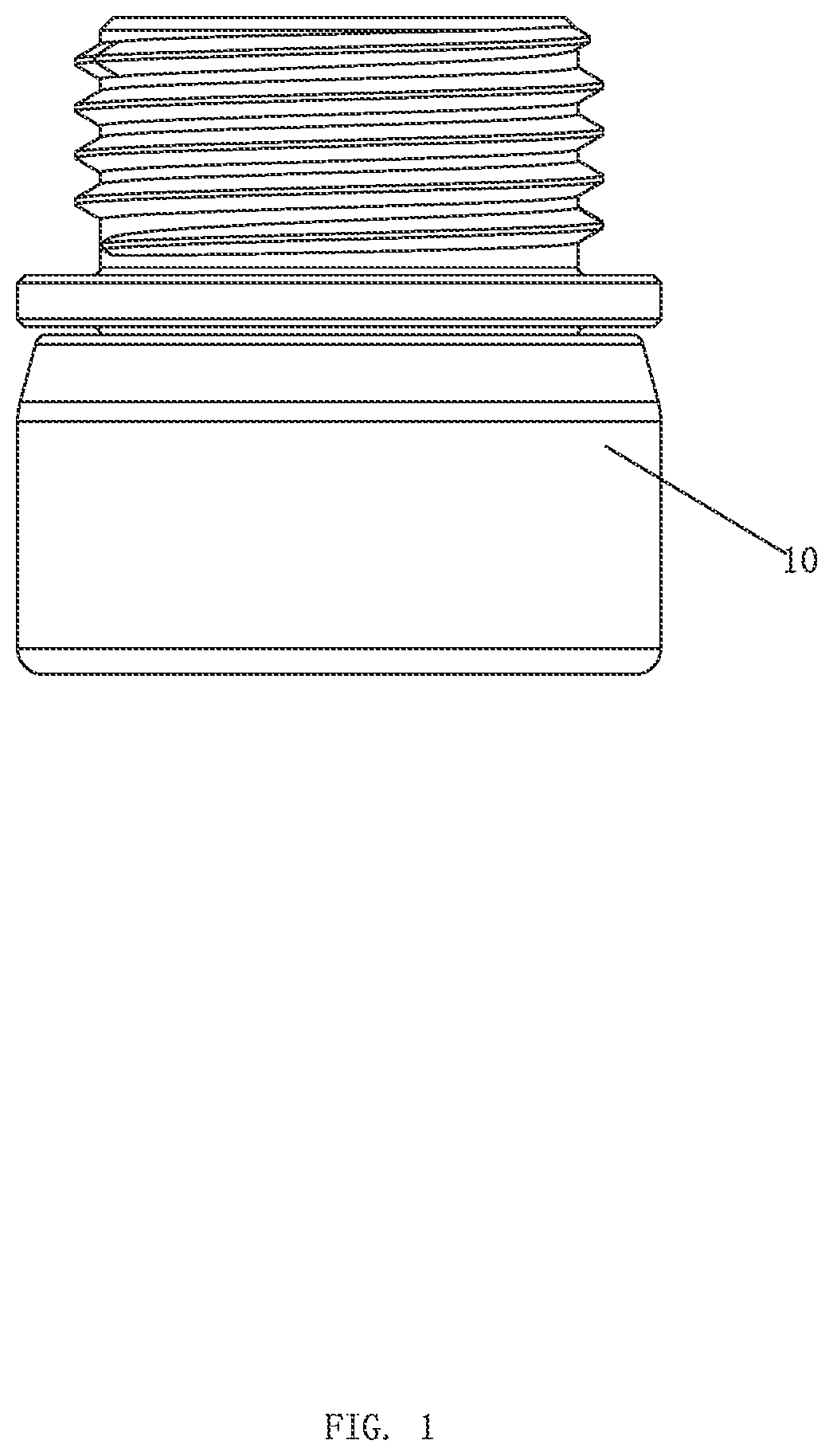 Patent US11779939 — Self-cleaning device and a water outlet device — Figure 1