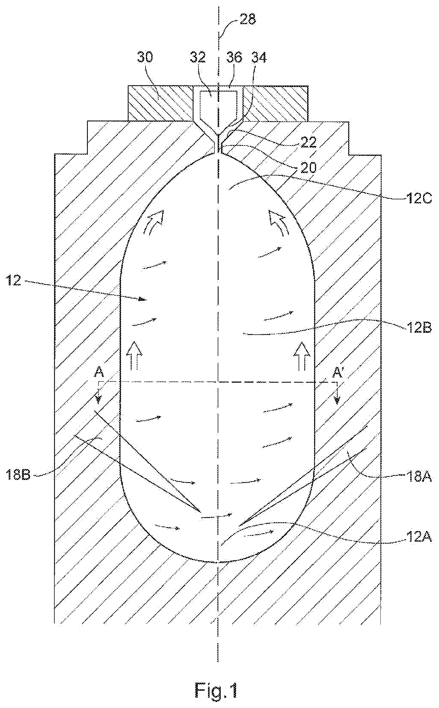Patent US11779944 — Apparatus and method for generating an aerosol — Figure 1