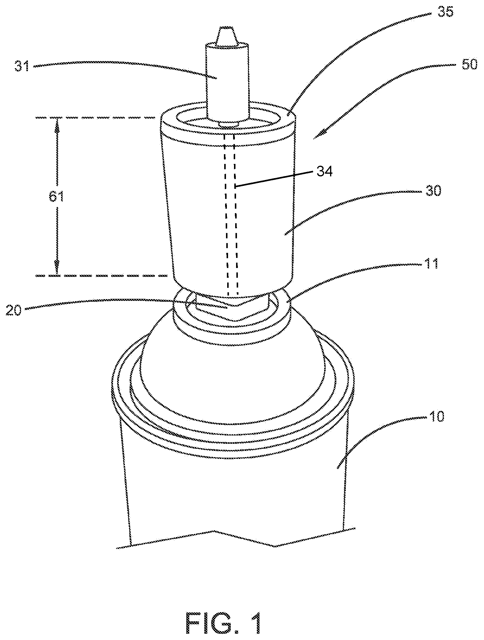 Patent US11779950 Figure 1 – Paint dispensing method and apparatus involving a vibrating membrane