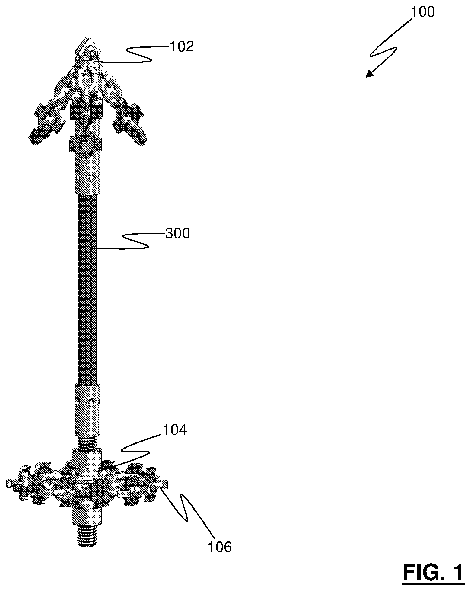 Patent US11779965 — Flexible and extendable conduit descaling article — Figure 1