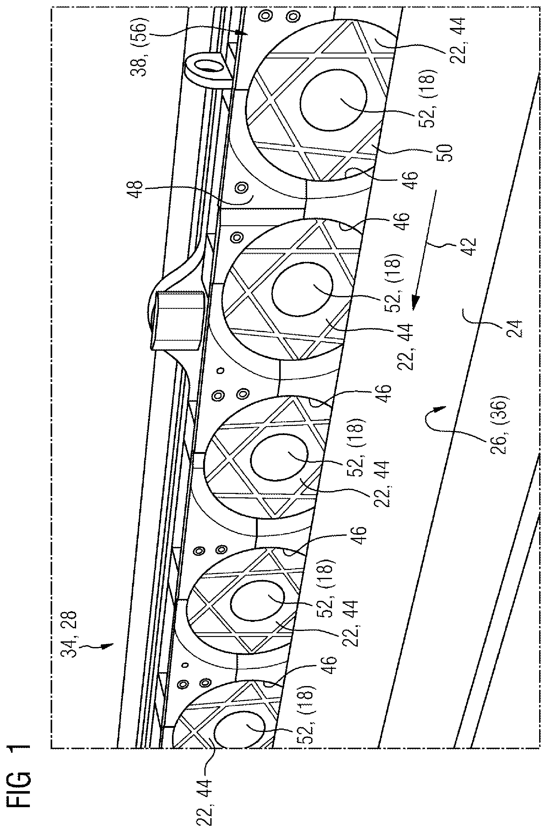 Patent US11779970 — Device comprising a housing and a rotary element mounted in the housing such that it can be rotated and axially shifted — Figure 1