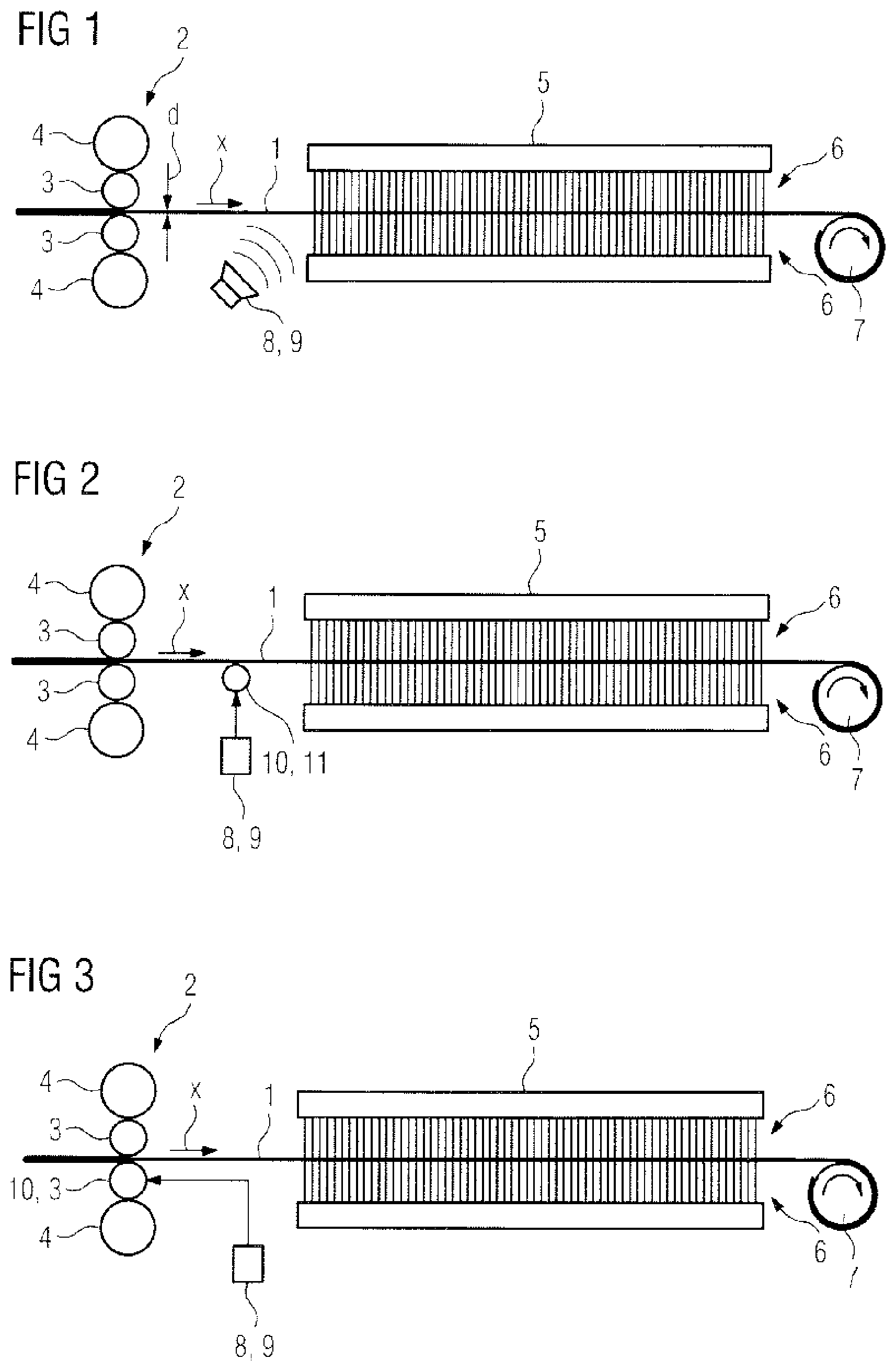 Patent US11779971 — Treatment of hot rolling stock made of metal — Figure 1