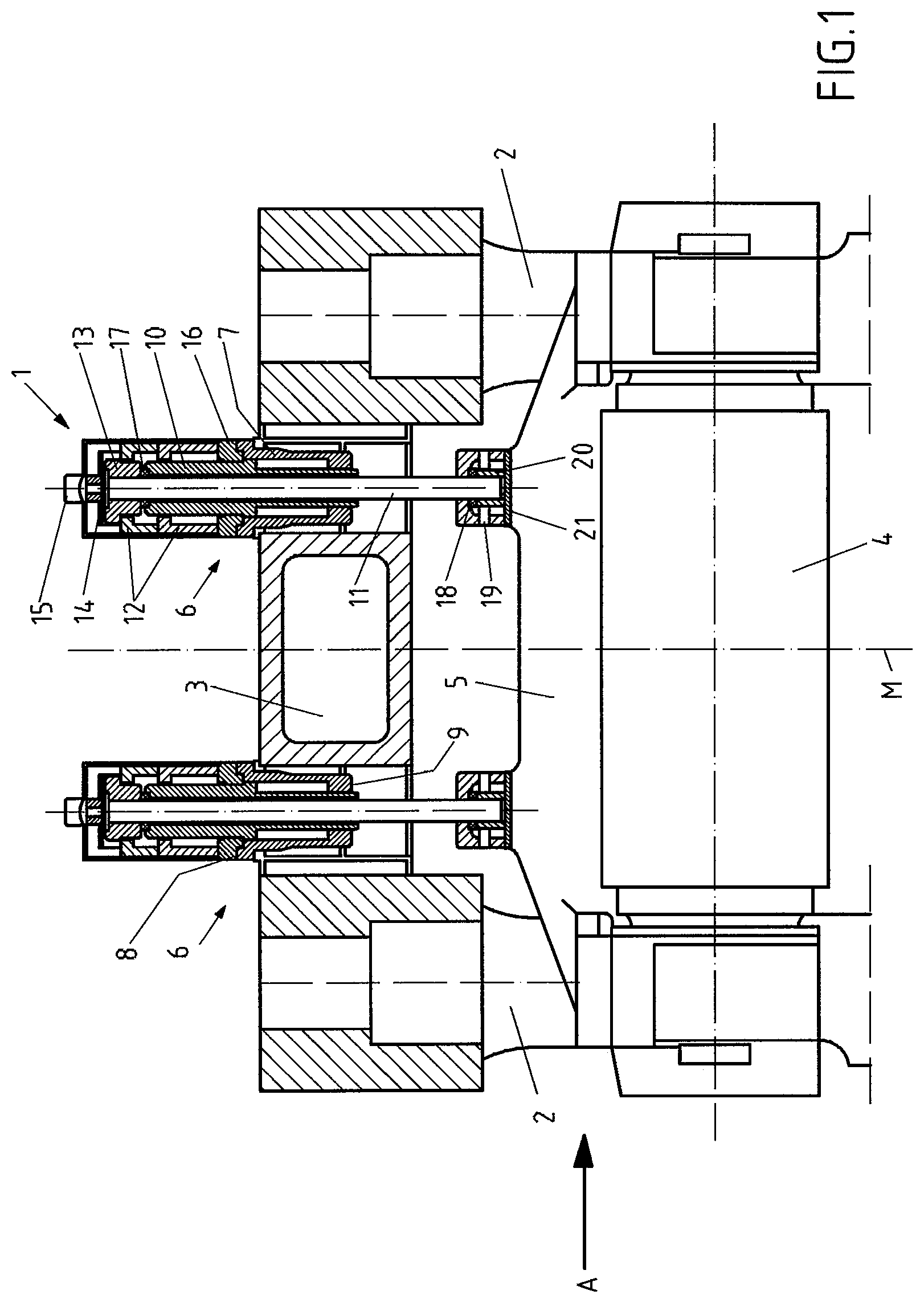 Patent US11779973 Figure 1 – Rolling mill for rolling metal products