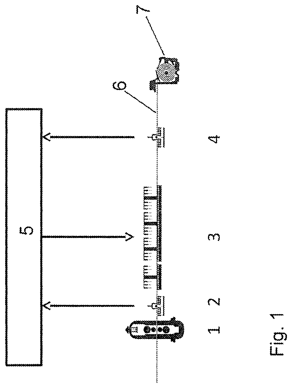 Patent US11779977 — Method for setting different cooling curves of rolling material over the strip width of a cooling stretch in a hot-strip mill or heavy-plate mill — Figure 1