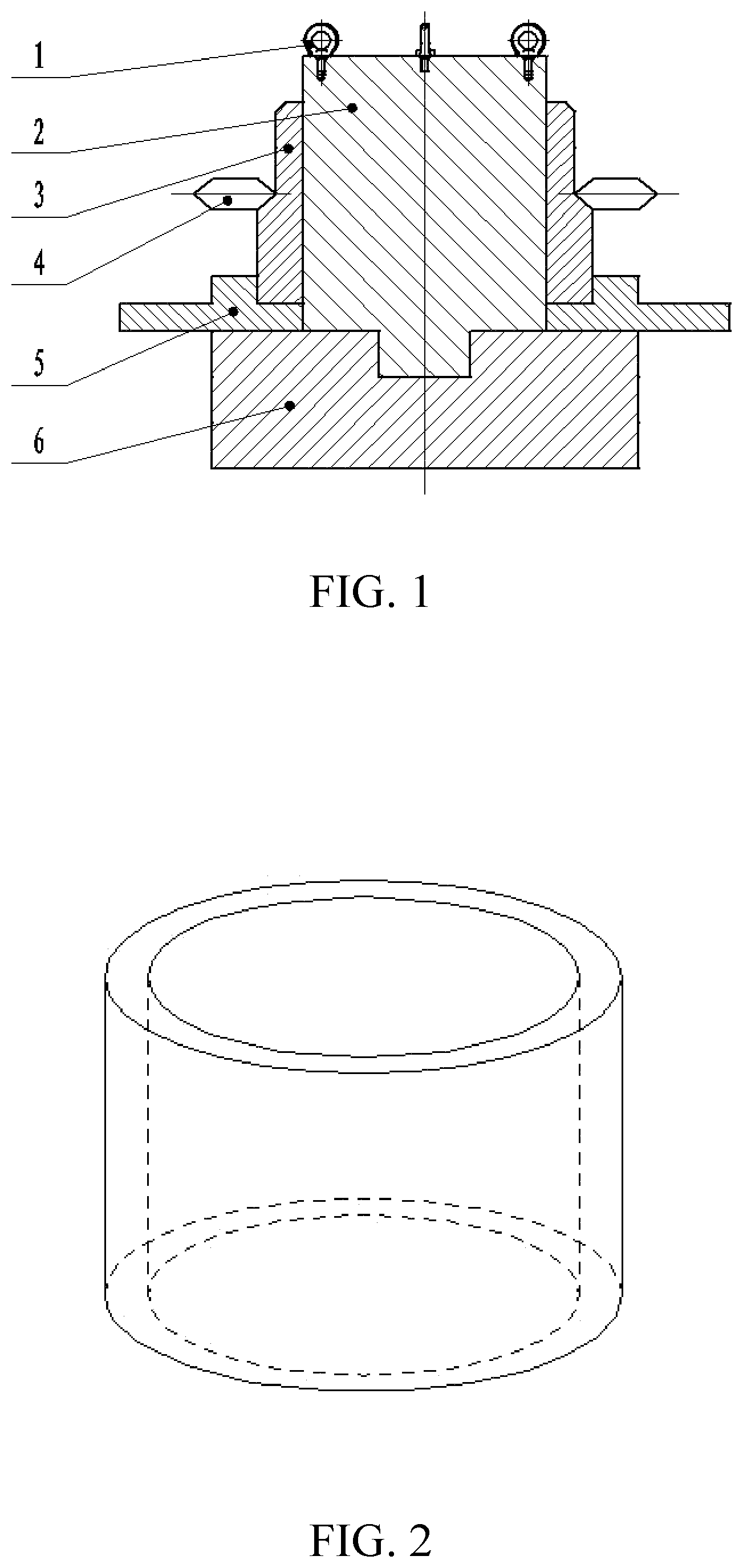 Patent US11779986 — Hot-spinning formation method for large-diameter titanium alloy cylindrical parts — Figure 1