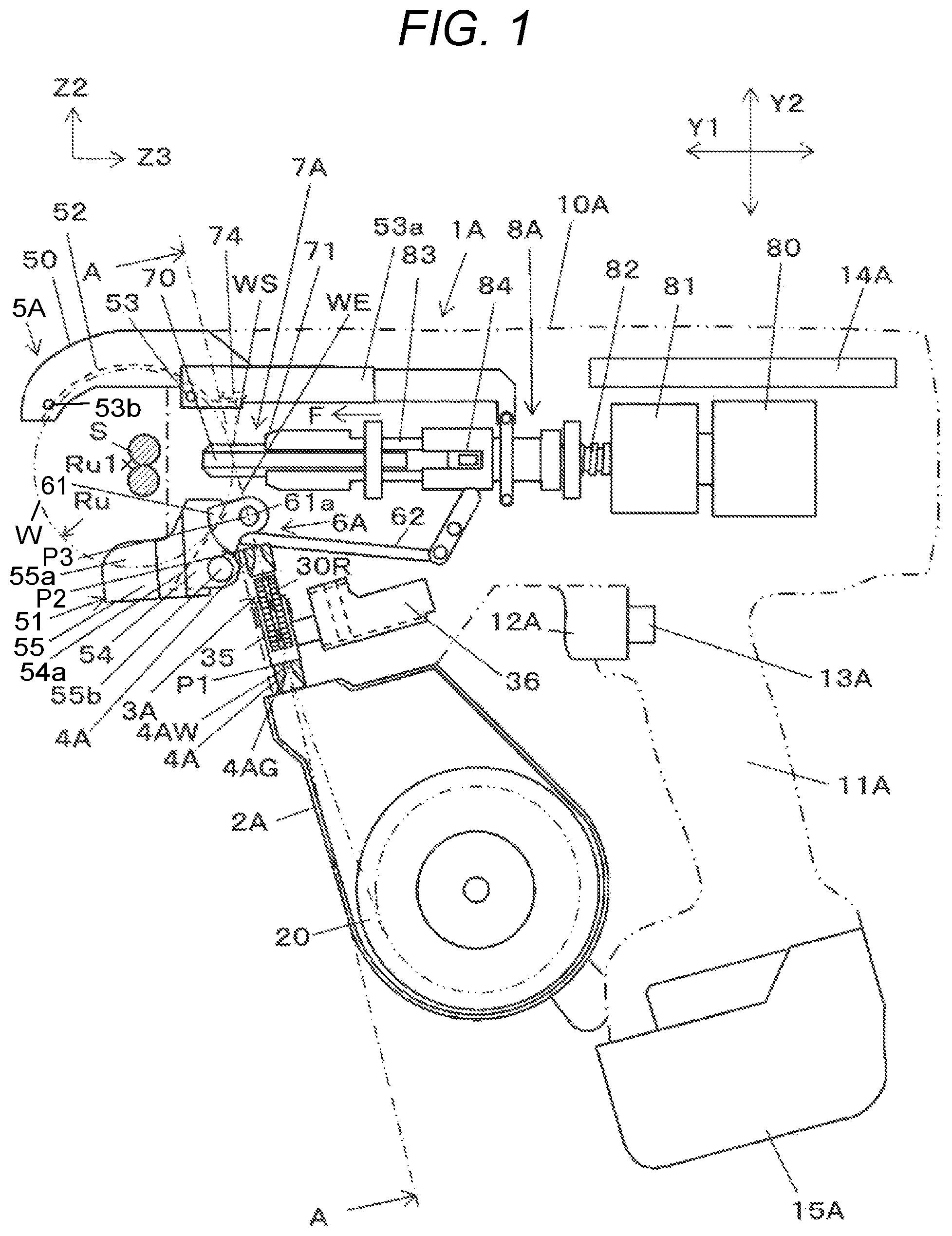 Patent US11779997 — Binding machine — Figure 1