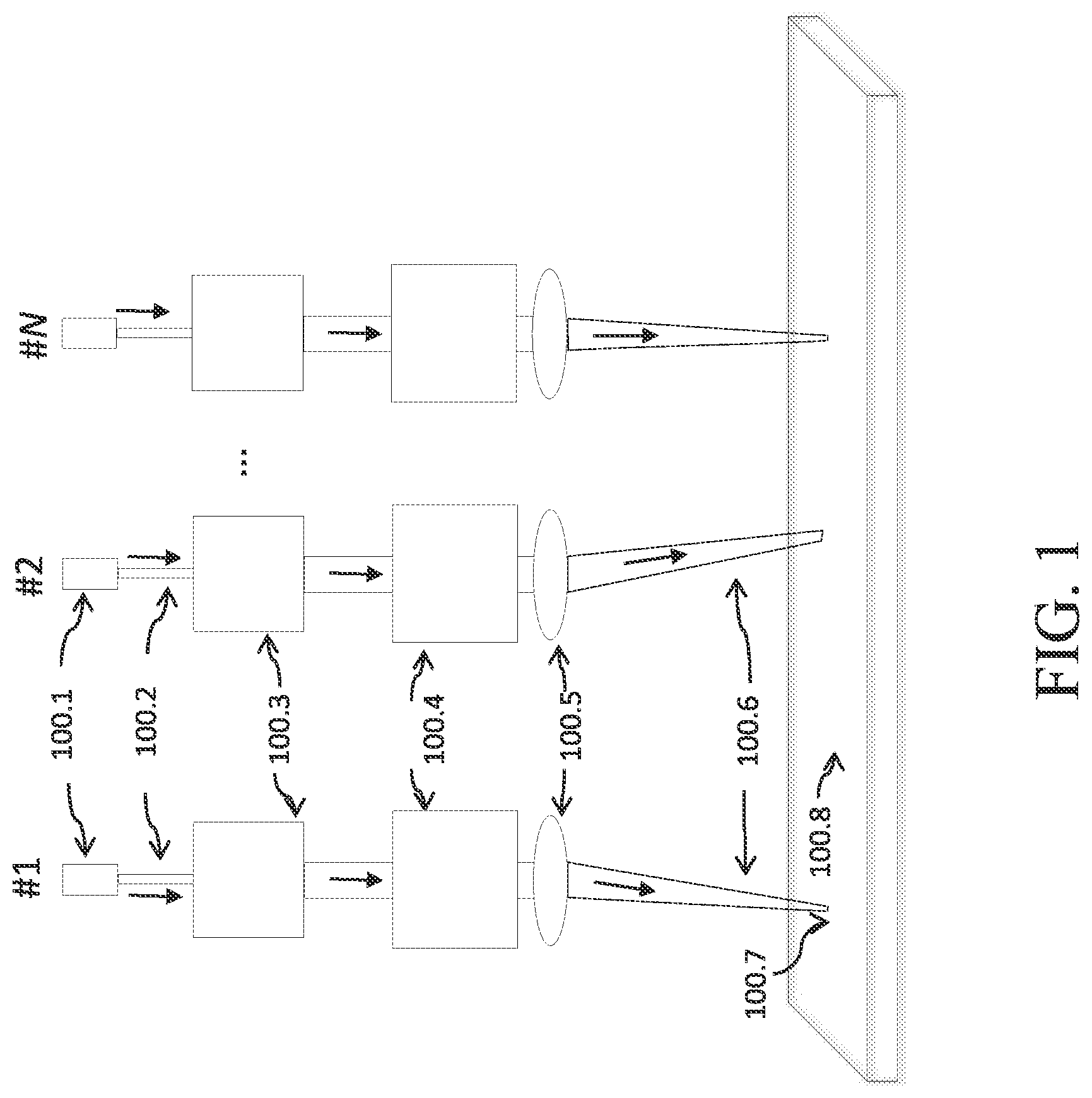 Patent US11780030 — Additive manufacture in metals with a fiber array laser source and adaptive multi-beam shaping — Figure 1