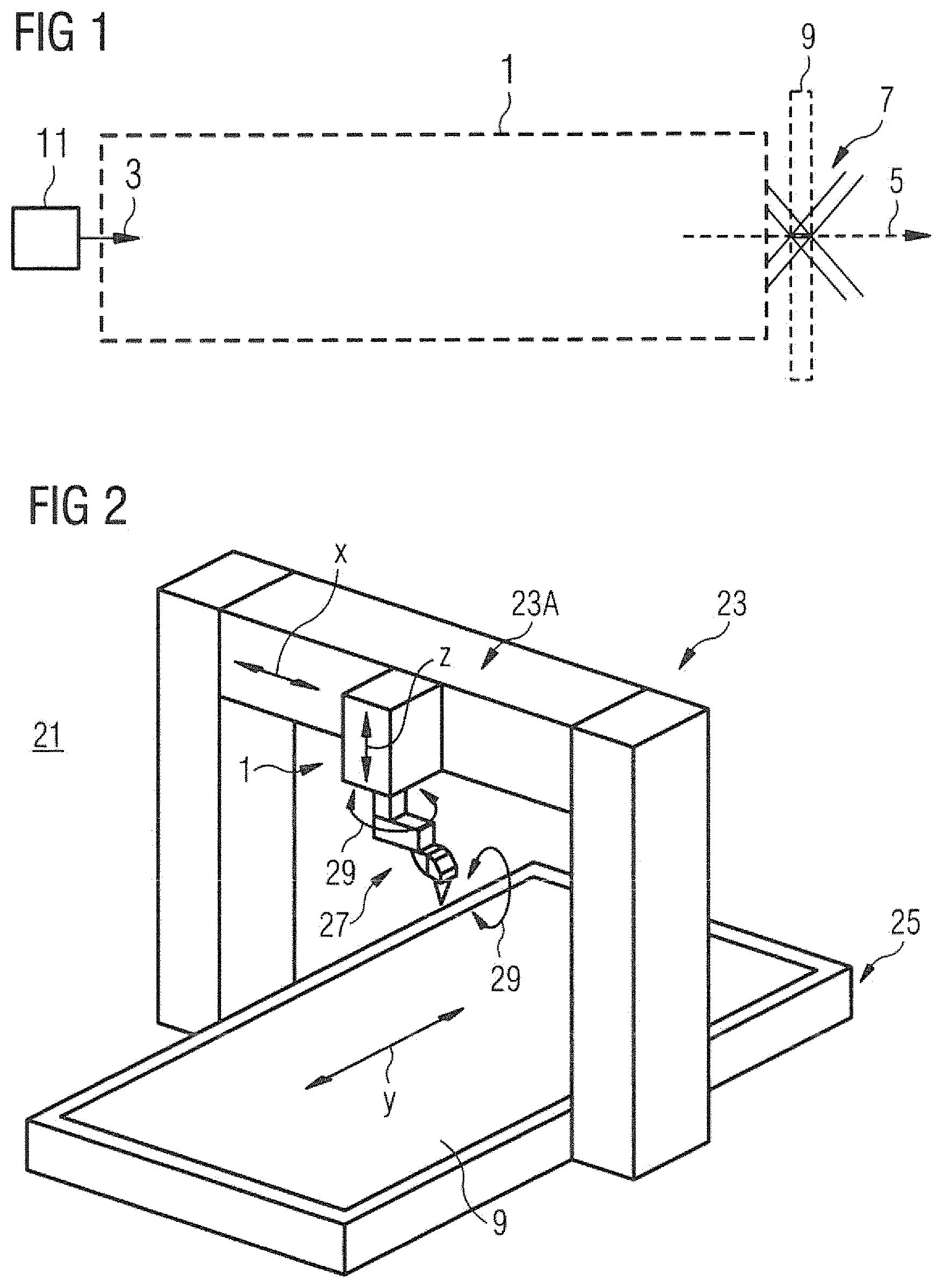 Patent US11780033 — System for asymmetric optical beam shaping — Figure 1