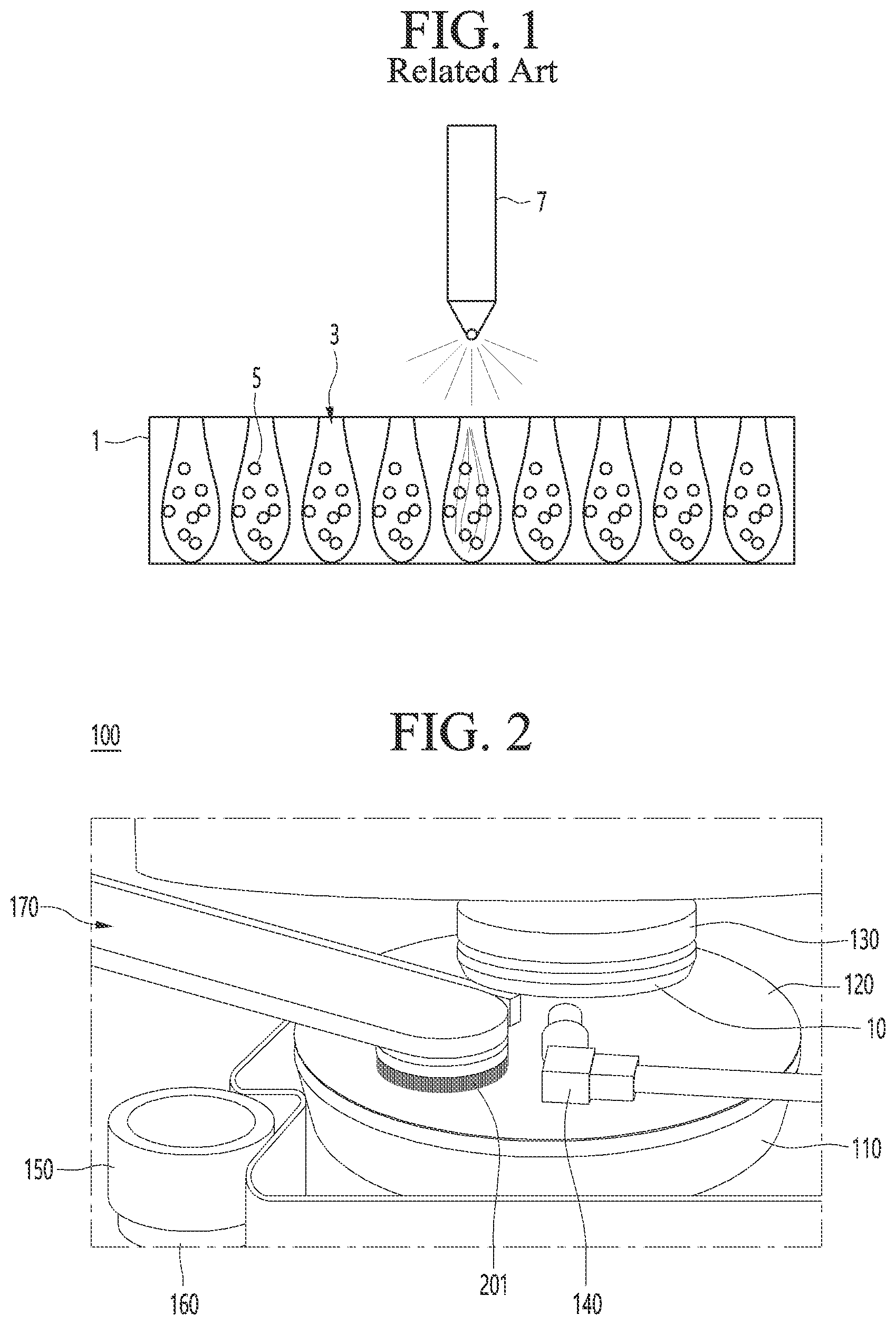 Patent US11780050 — Apparatus of cleaning a polishing pad and polishing device — Figure 1