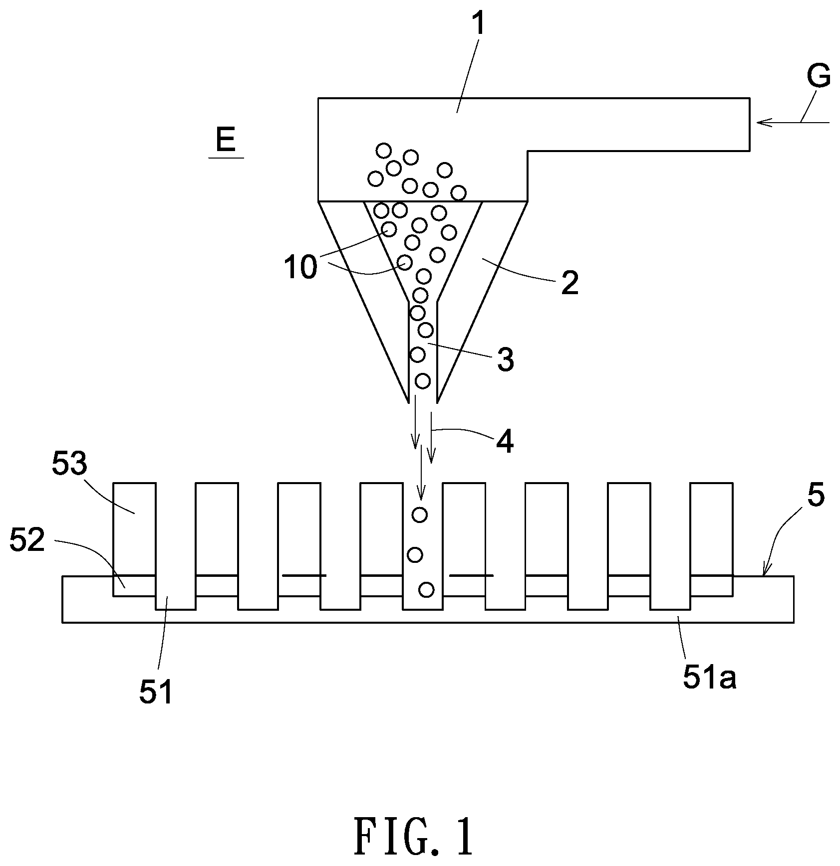 Patent US11780054 — Cutting method by using particle beam of metallic glass — Figure 1
