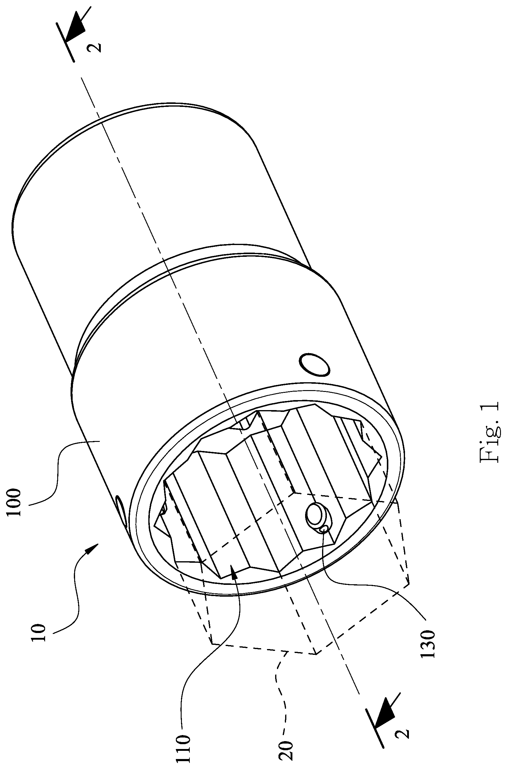 Patent US11780064 Figure 1 – Socket structure