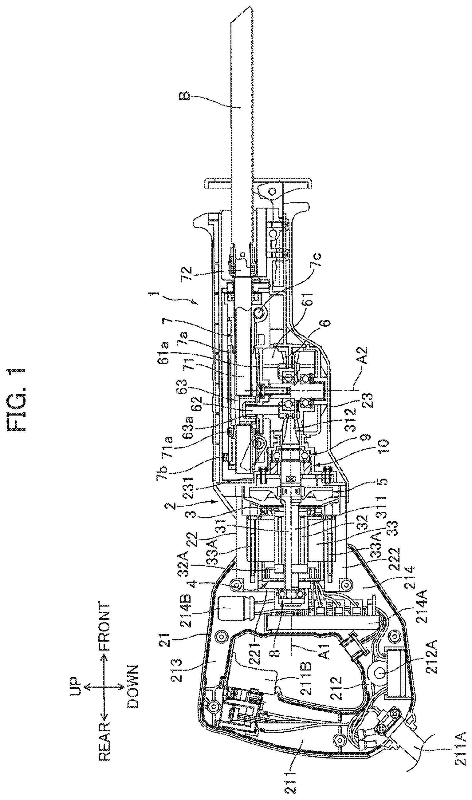 Patent US11780071 — Power tool — Figure 1
