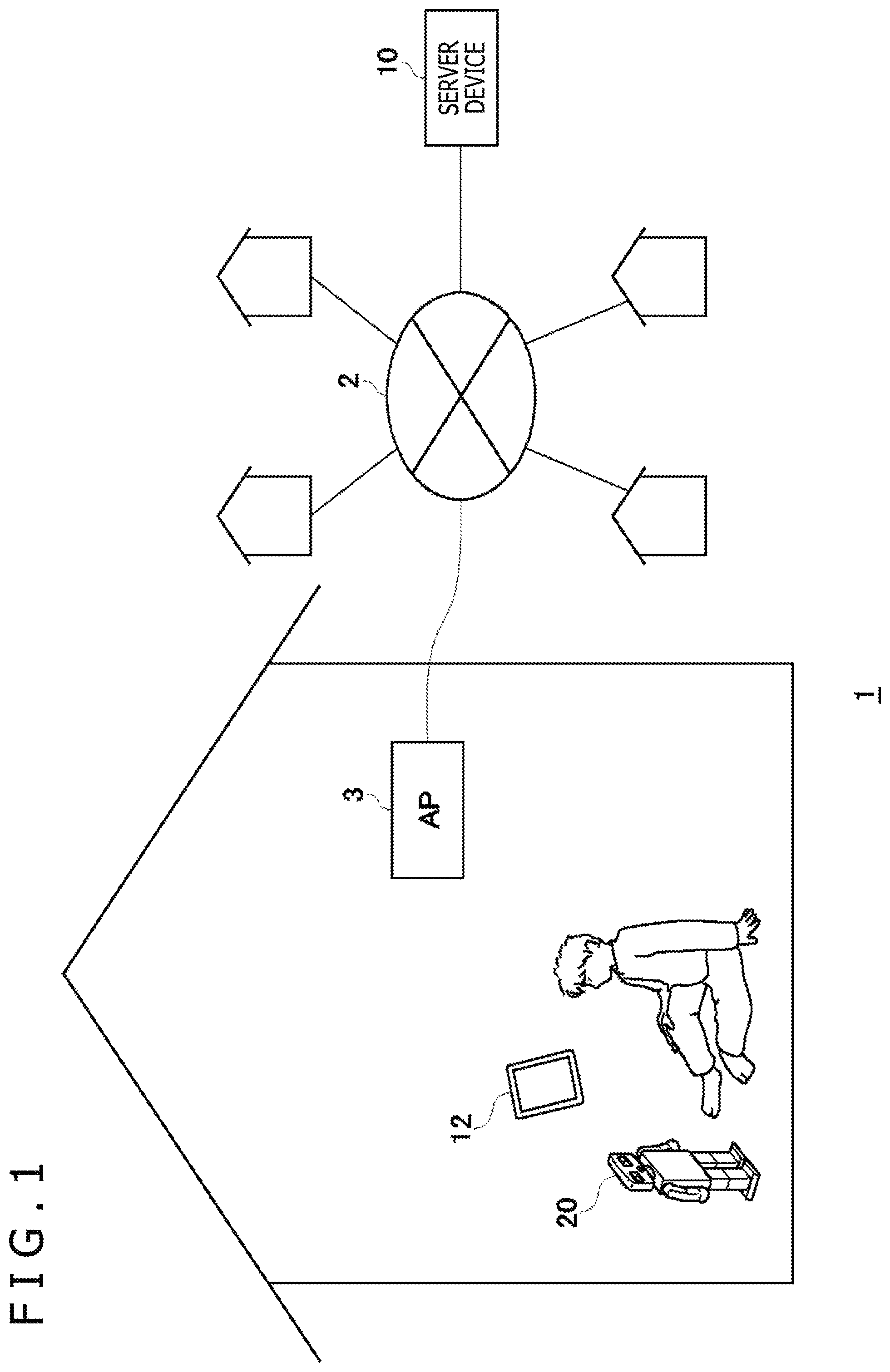 Patent US11780084 — Robotic device, control method for robotic device, and program — Figure 1