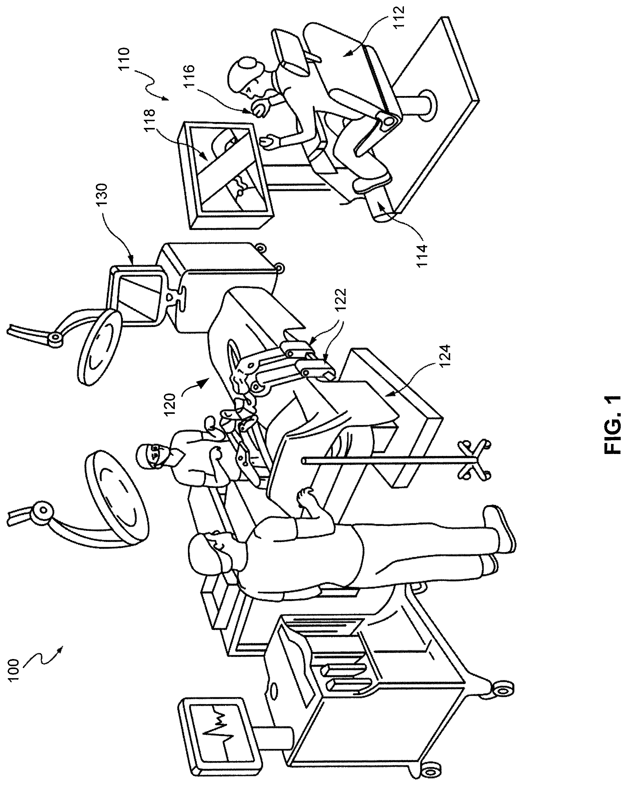 Patent US11780092 — Robotic surgical system and method for handling real-time and non-real-time traffic — Figure 1