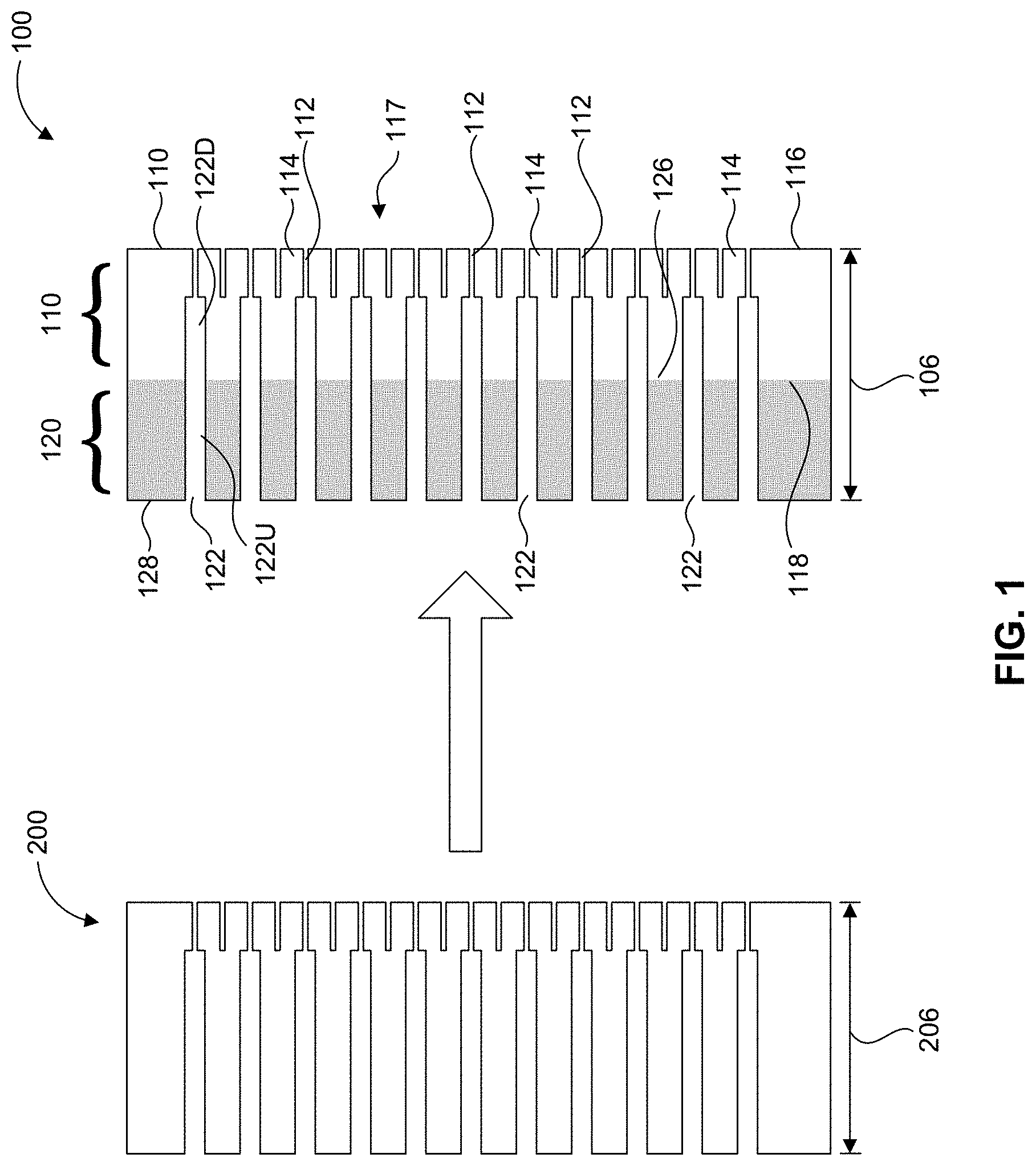 Patent US11780115 — Multi-piece layered honeycomb extrusion dies and methods of making same — Figure 1