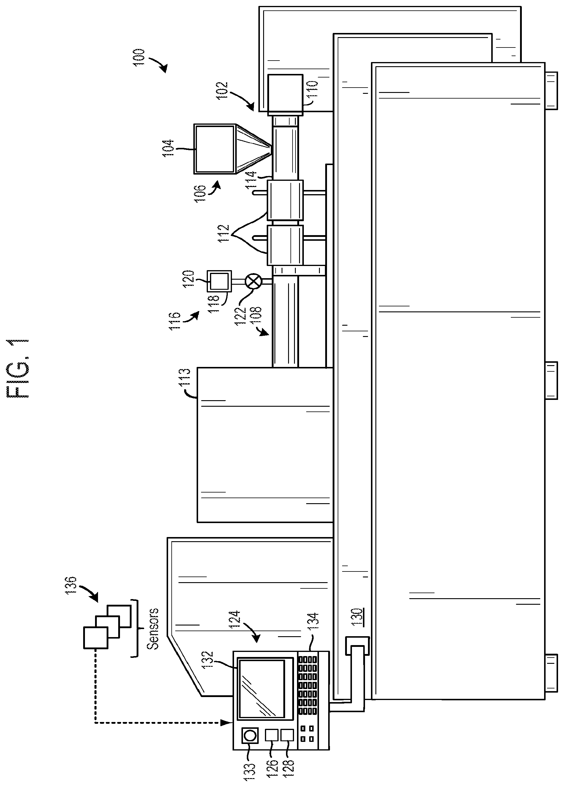 Patent US11780134 Figure 1 – Molding system and method