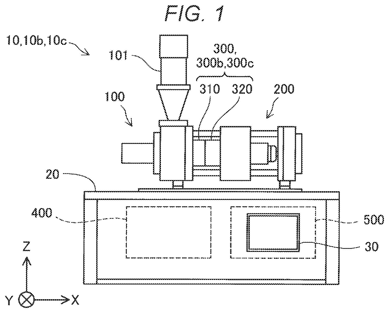 Patent US11780135 — Injection molding apparatus and mold of injection molding apparatus — Figure 1