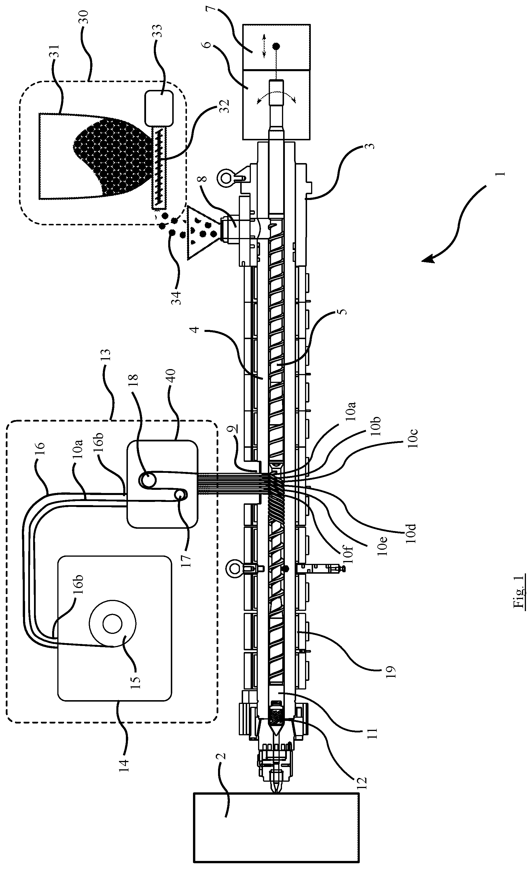 Patent US11780139 — Method for the production of plastic moulded parts — Figure 1