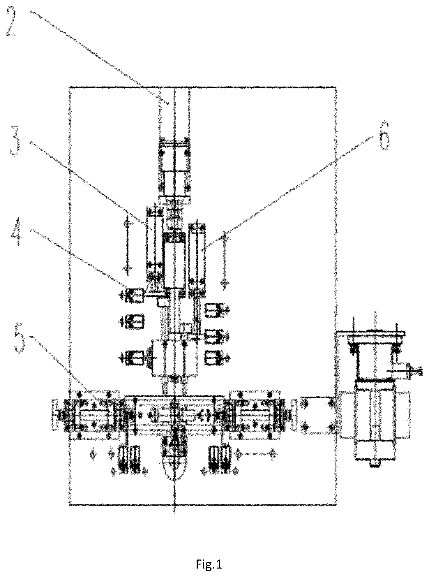 Patent US11780149 — Winding device for producing fiber composite loop chain and winding method — Figure 1