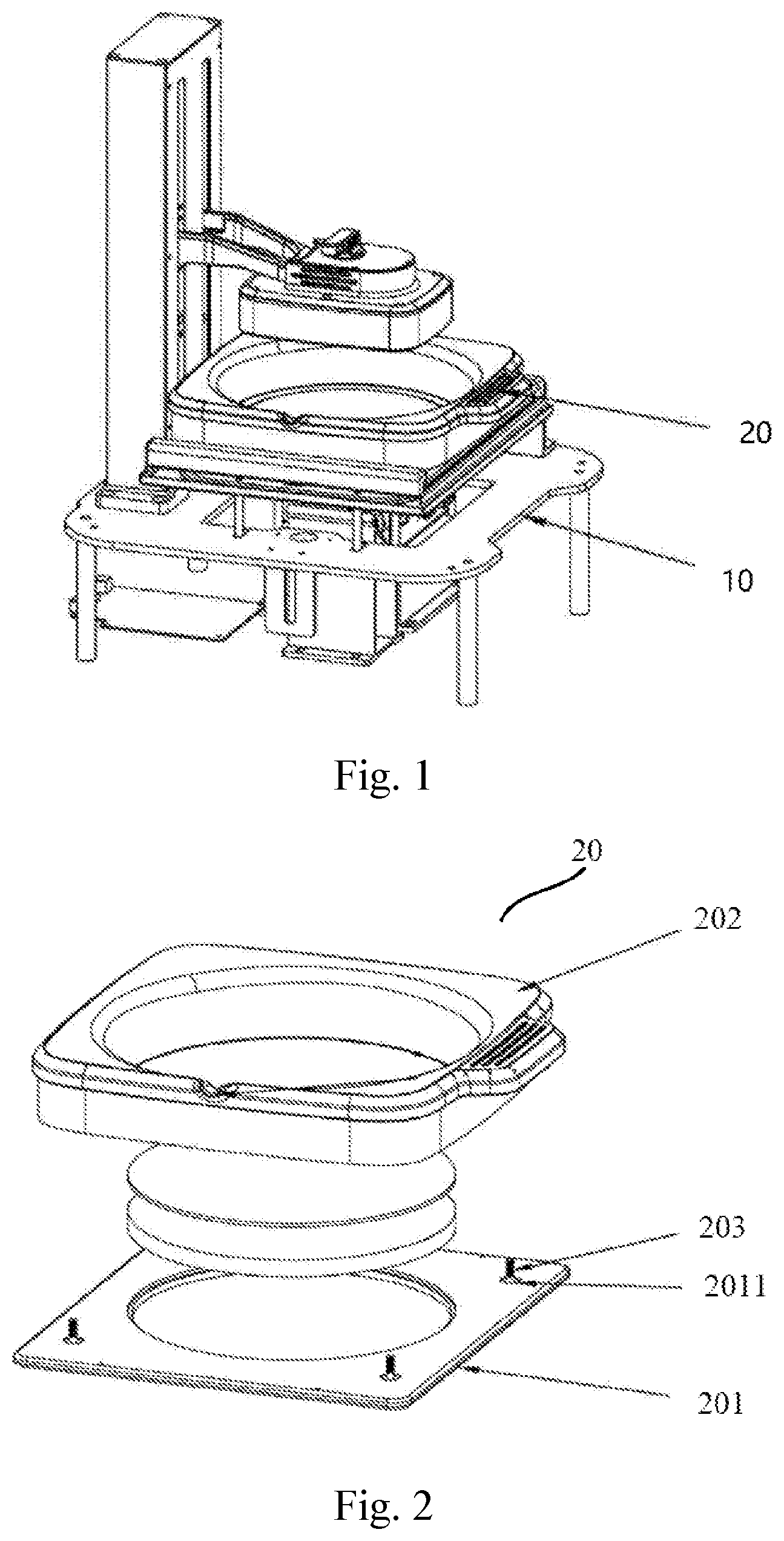 Patent US11780158 — 3D printing device, and release method and liquid containing mechanism therefor — Figure 1