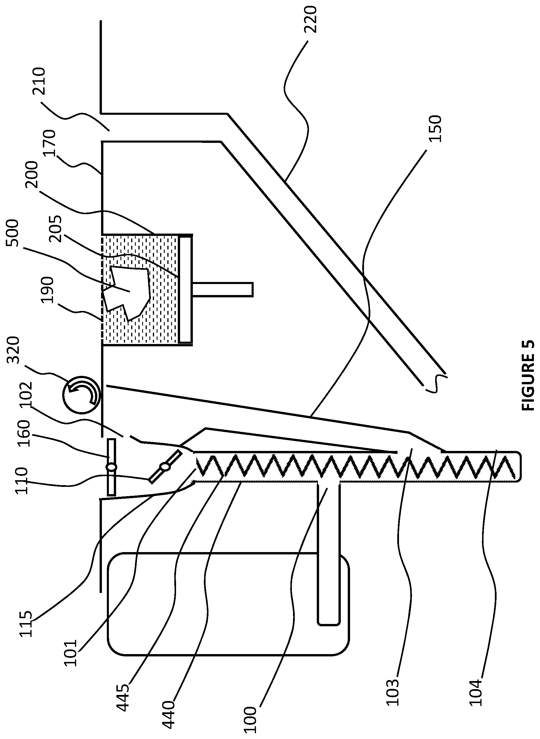 Patent US11780167 Figure 5 – Apparatus for the manufacture of three-dimensional objects
