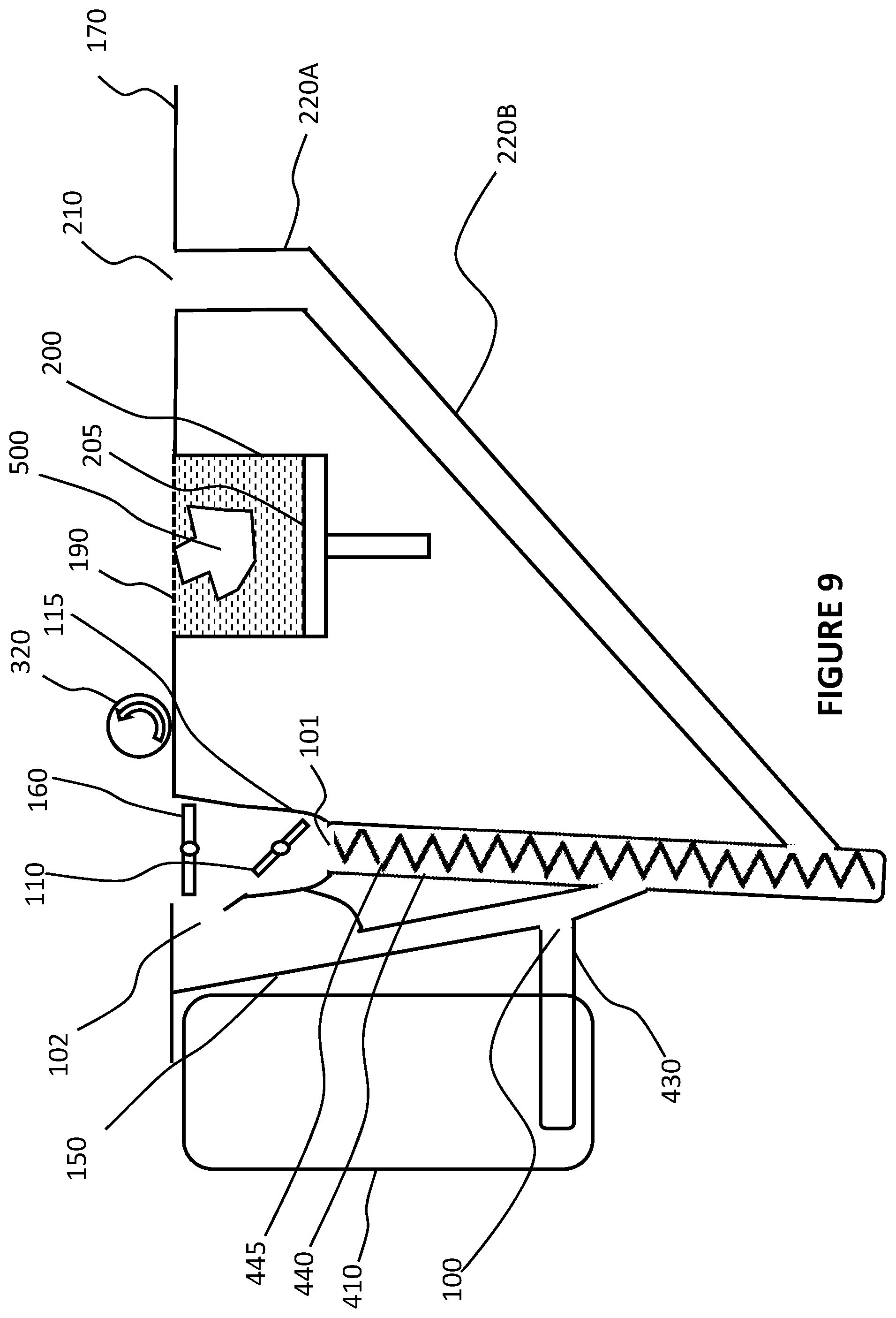 Patent US11780167 Figure 9 – Apparatus for the manufacture of three-dimensional objects