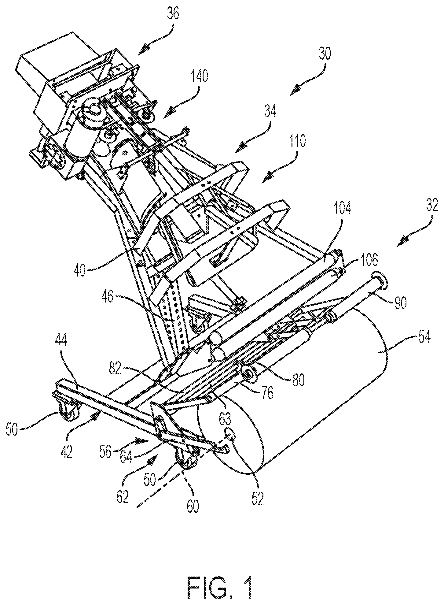 Patent US11780202 — Dunnage conversion machine and method — Figure 1